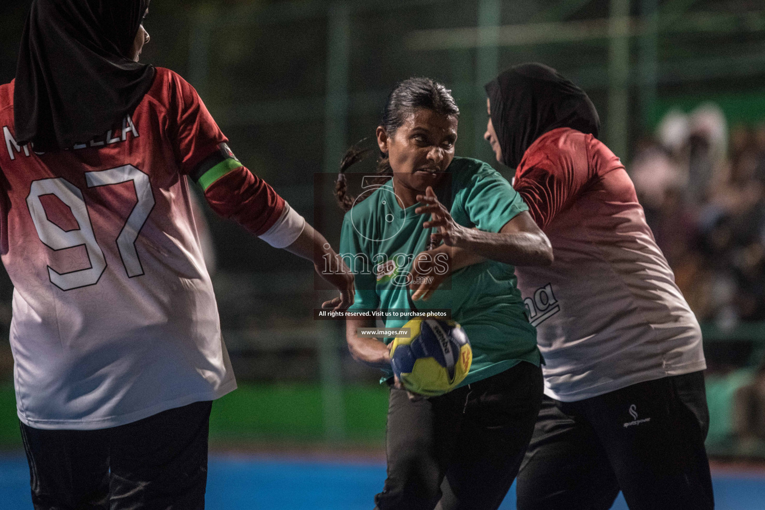 Milo 8th National Handball Tournament Day3, 17th December 2021, at Handball Ground, Male', Maldives. Photos by Nausham Waheed