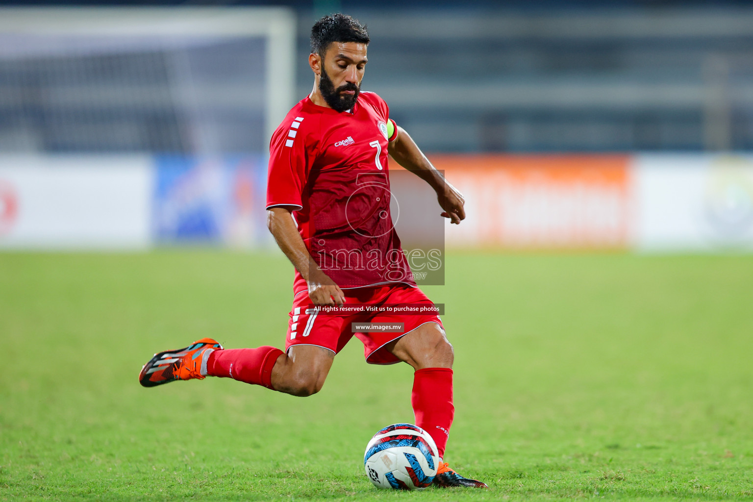 Lebanon vs India in the Semi-final of SAFF Championship 2023 held in Sree Kanteerava Stadium, Bengaluru, India, on Saturday, 1st July 2023. Photos: Nausham Waheed, Hassan Simah / images.mv