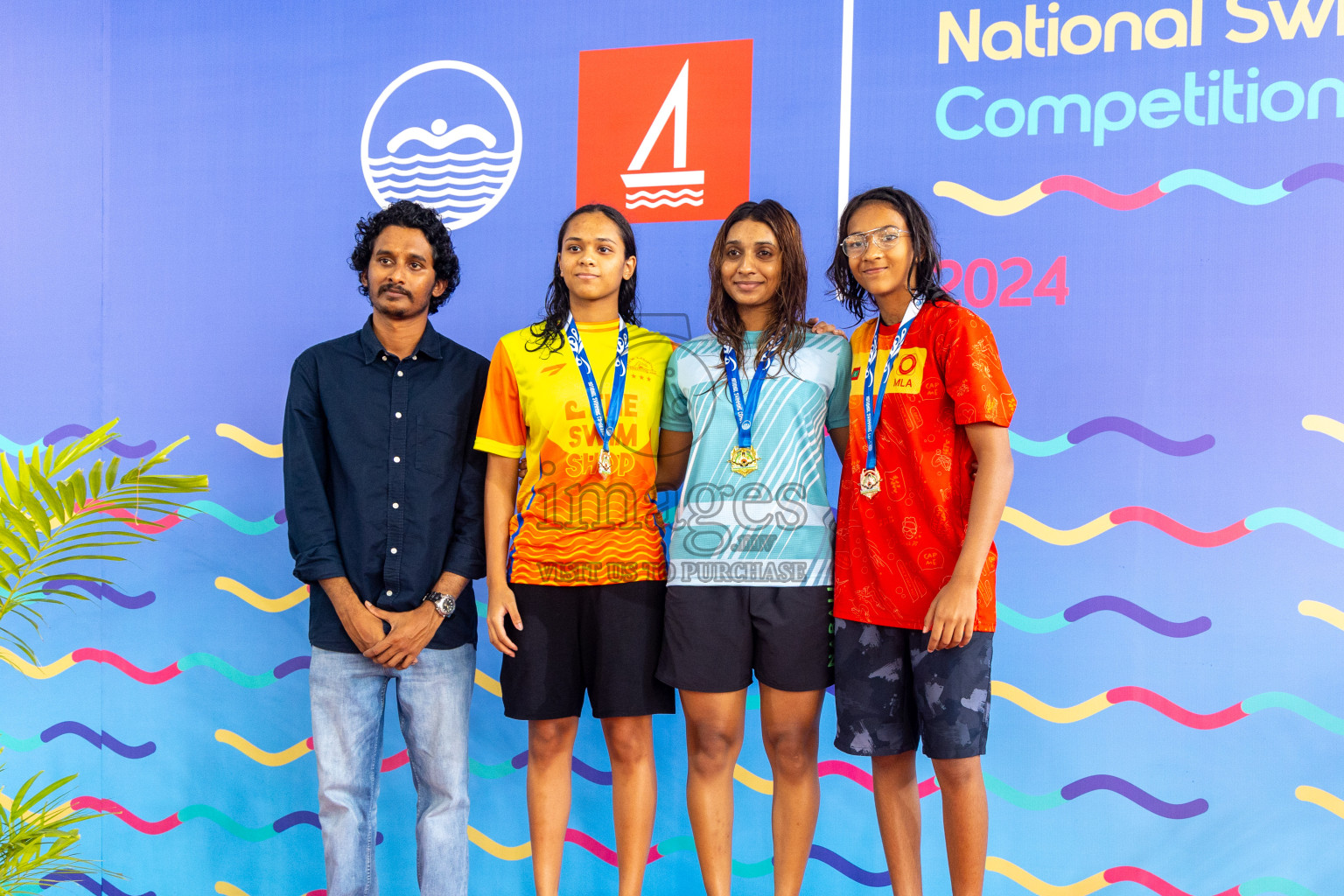 Day 7 of National Swimming Competition 2024 held in Hulhumale', Maldives on Thursday, 19th December 2024.
Photos: Ismail Thoriq / images.mv