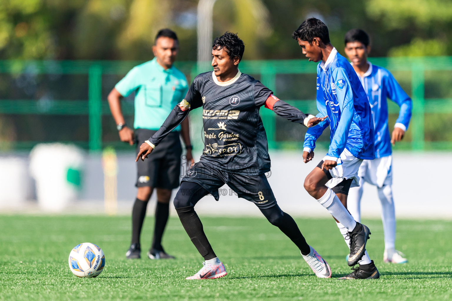 JT Sports vs Chester Academy from Manadhoo Council Cup 2024 in N Manadhoo Maldives on Sunday, 18th February 2023. Photos: Nausham Waheed / images.mv