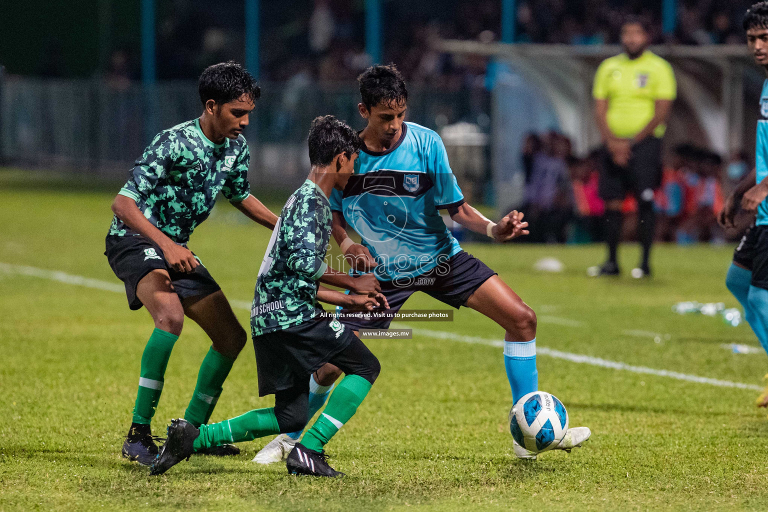 Final of U17 Inter School Football Tournament of Kalaafaanu School vs Rehendhi School held in Male', Maldives on 10 Feb 2022 Photos: Nausham Waheed / images.mv