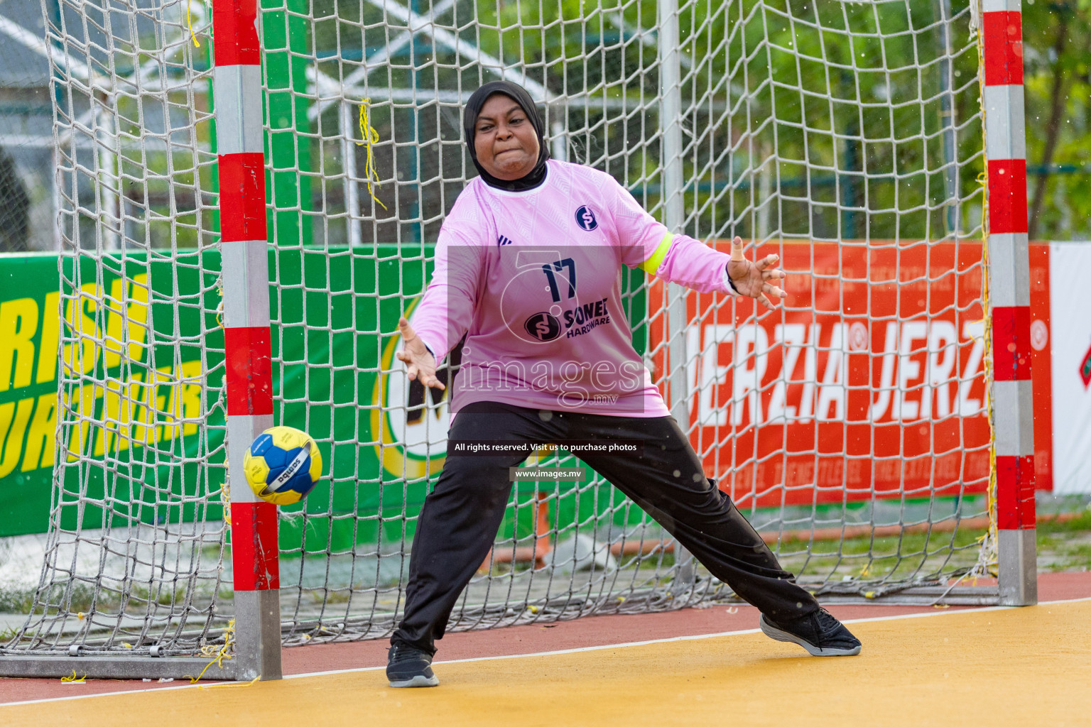 Day 1 of 7th Inter-Office/Company Handball Tournament 2023, held in Handball ground, Male', Maldives on Friday, 16th September 2023 Photos: Nausham Waheed/ Images.mv