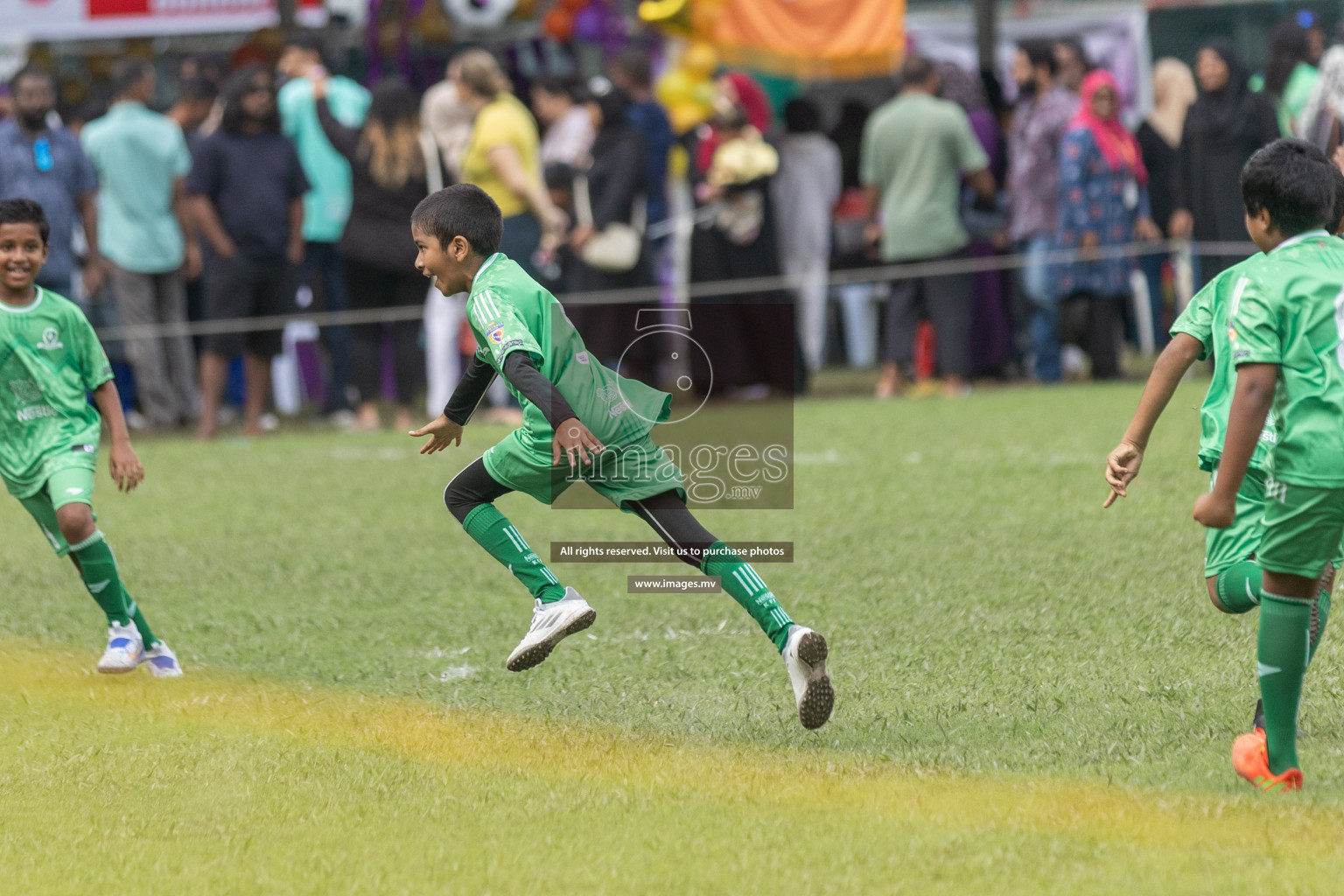 Day 1 of Nestle kids football fiesta, held in Henveyru Football Stadium, Male', Maldives on Wednesday, 11th October 2023 Photos: Shut Abdul Sattar/ Images.mv