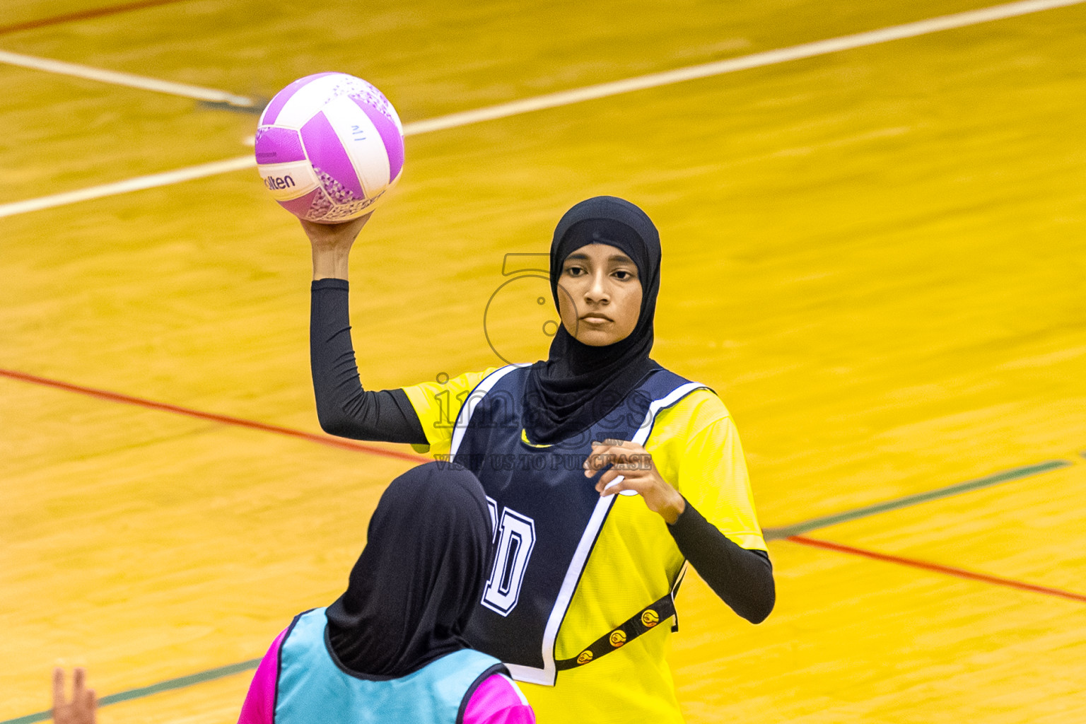 Day 8 of 24th Milo Netball Association Championship was held in Social Center at Male', Maldives on Monday, 8th September 2025. Photos: Mohamed Mahfooz Moosa / images.mv