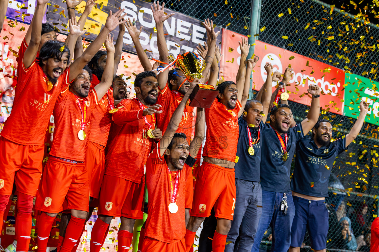 GA Villingili VS V GA Dhevvadhoo in Gaafu Alif Atoll Final on Day 23 of Golden Futsal Challenge 2025 was held on Monday , 27th January 2025, in Hulhumale', Maldives.
Photos: Ismail Thoriq / images.mv
