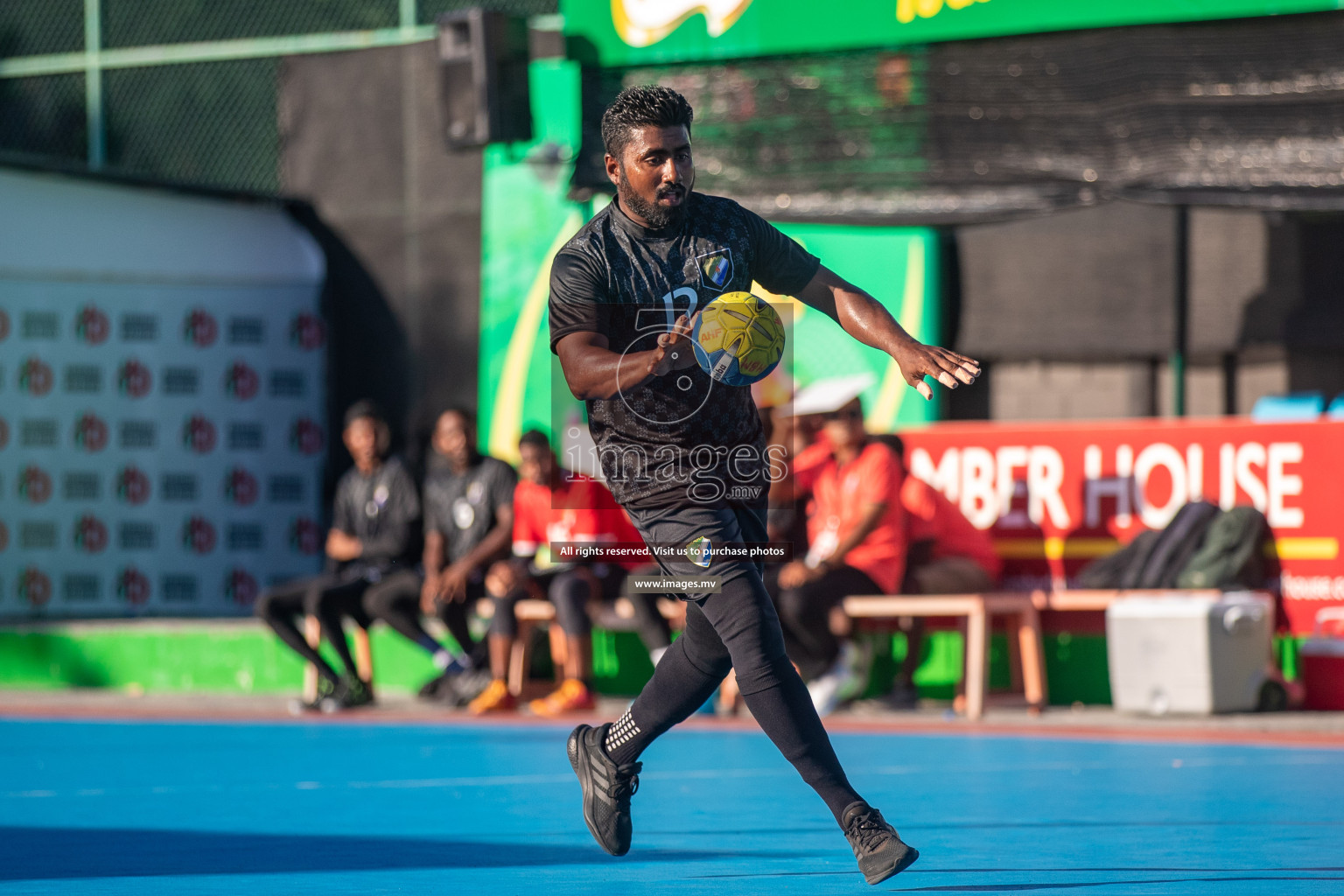 Day 9 of 6th MILO Handball Maldives Championship 2023, held in Handball ground, Male', Maldives on 28th May 2023 Photos: Nausham Waheed/ Images.mv