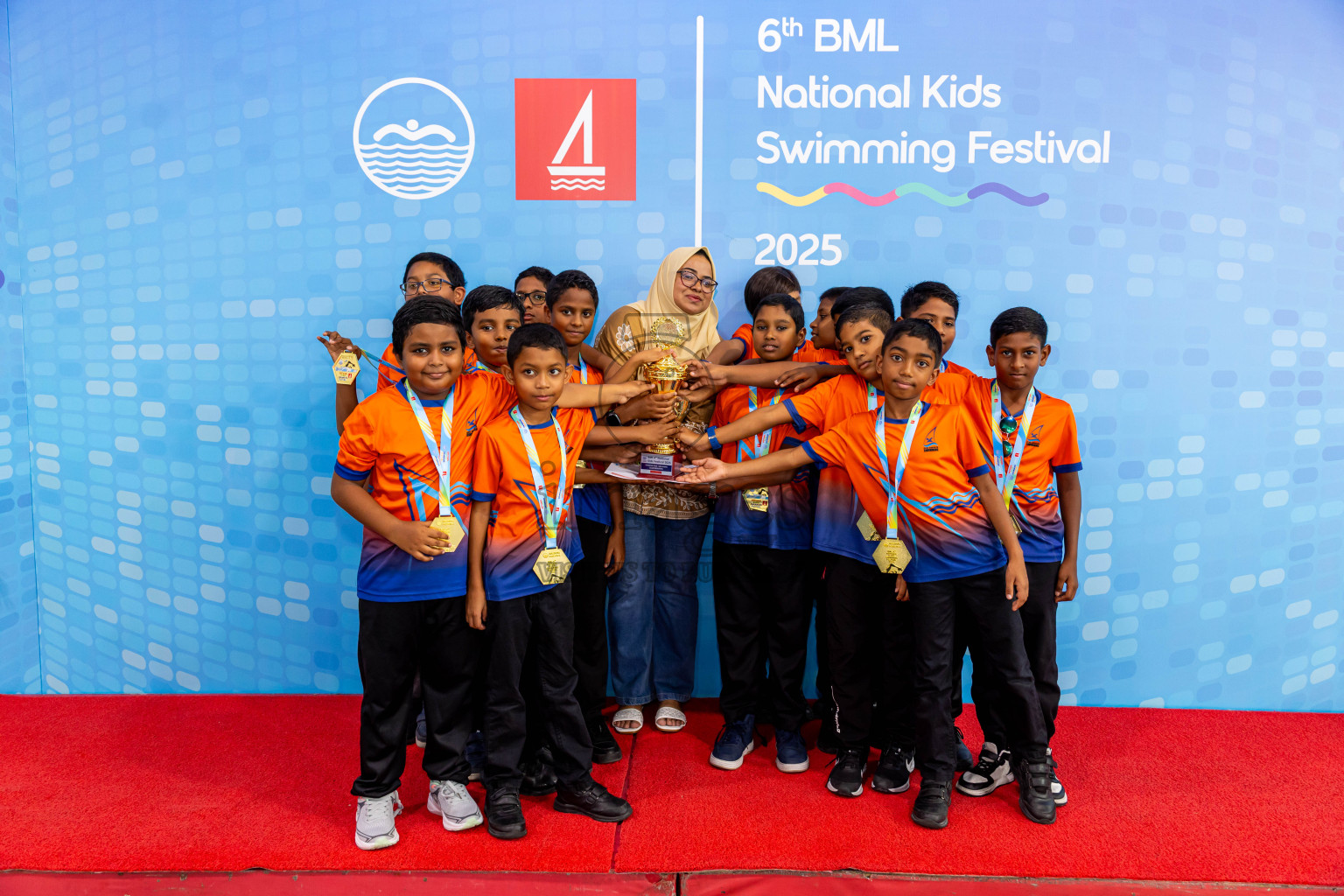 Closing Ceremony of 6th BML National Kids Swimming Kids Festival 2025 held in Hulhumale', Maldives on Saturday, 22nd November 2025. Photos: Nausham Waheed / images.mv
