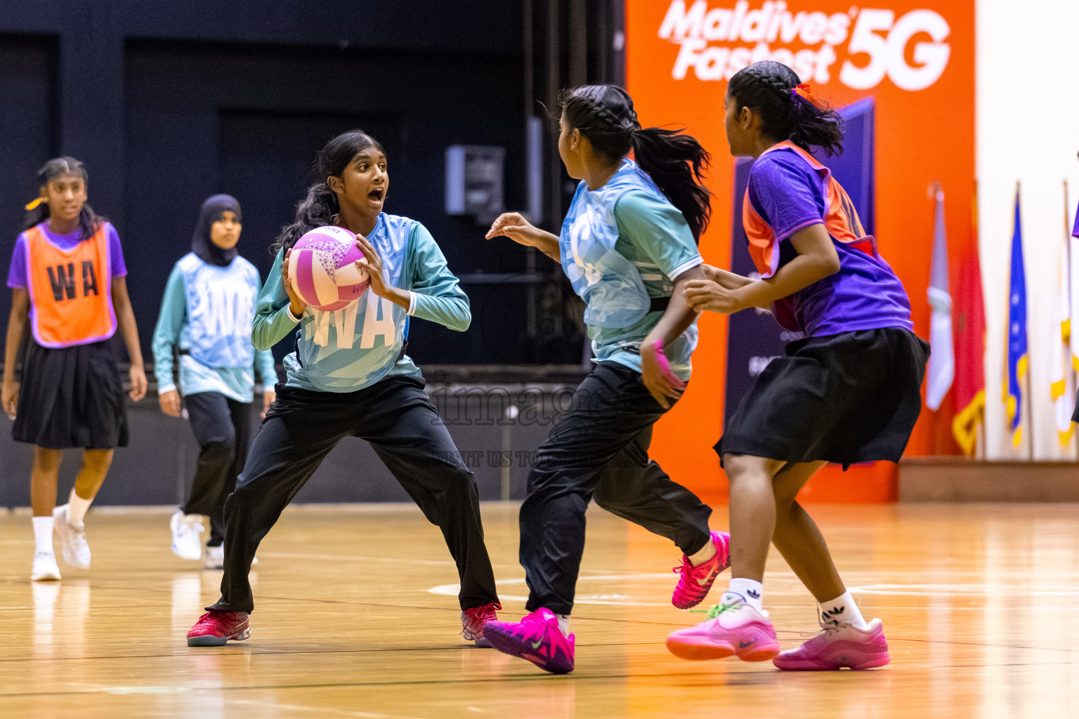 Day 15 of 26th Inter-School Netball Tournament 2025 was held in Social Center Indoor Hall on Wednesday, 5th November 2025. Photos: Mohamed Mahfooz Moosa, Raaif Yoosuf / images.mv