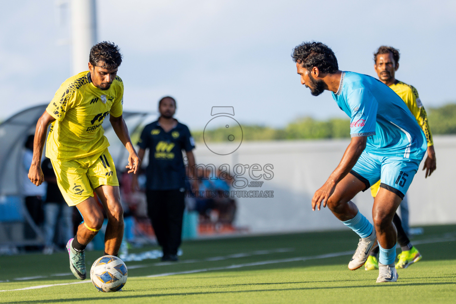 Final Match Irumathi Sports VS Velaa Sports Club in Day 9 of Eydhafushi Cup 2025 held in Eydhafushi Football Stadium at B. Eydhafushi, Maldives on Monday, 15th September 2025. Photos: Arif Rasheed / images.mv
