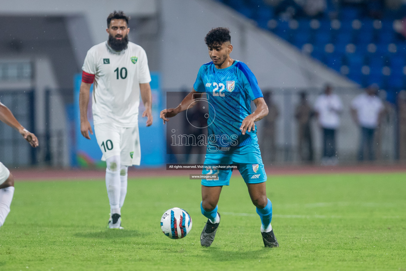 India vs Pakistan in the opening match of SAFF Championship 2023 held in Sree Kanteerava Stadium, Bengaluru, India, on Wednesday, 21st June 2023. Photos: Nausham Waheed / images.mv