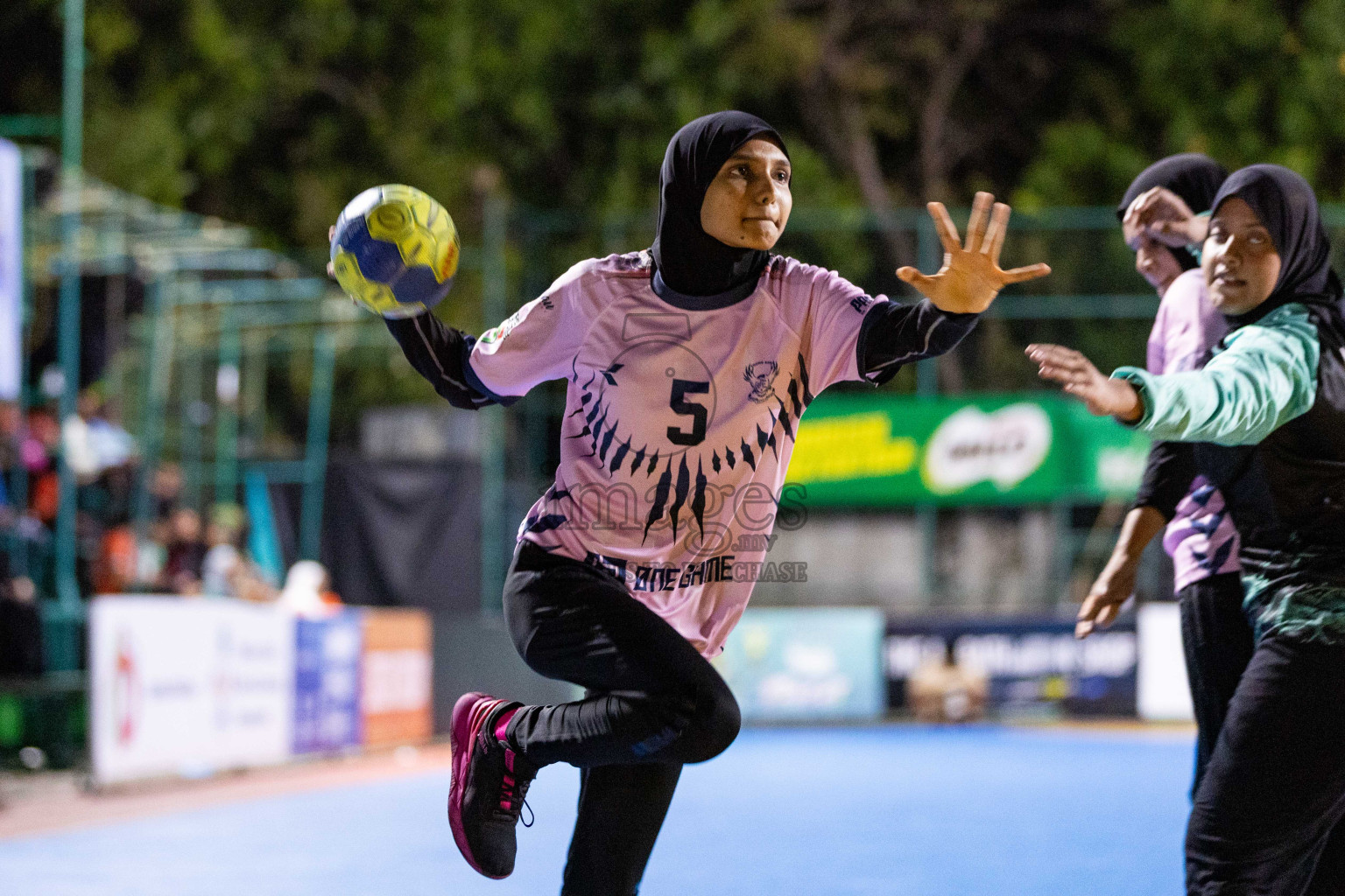 Day 7 of 10th National Handball Tournament 2023, held in Handball ground, Male', Maldives on Sunday, 4th December 2023 Photos: Nausham Waheed/ Images.mv