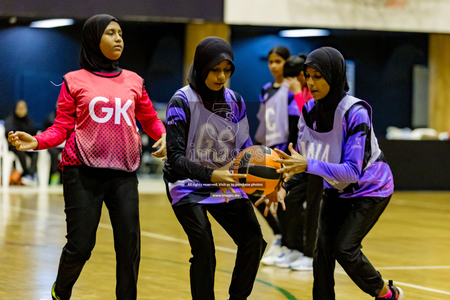 Day 8 of 24th Interschool Netball Tournament 2023 was held in Social Center, Male', Maldives on 3rd November 2023. Photos: Hassan Simah, Nausham Waheed / images.mv