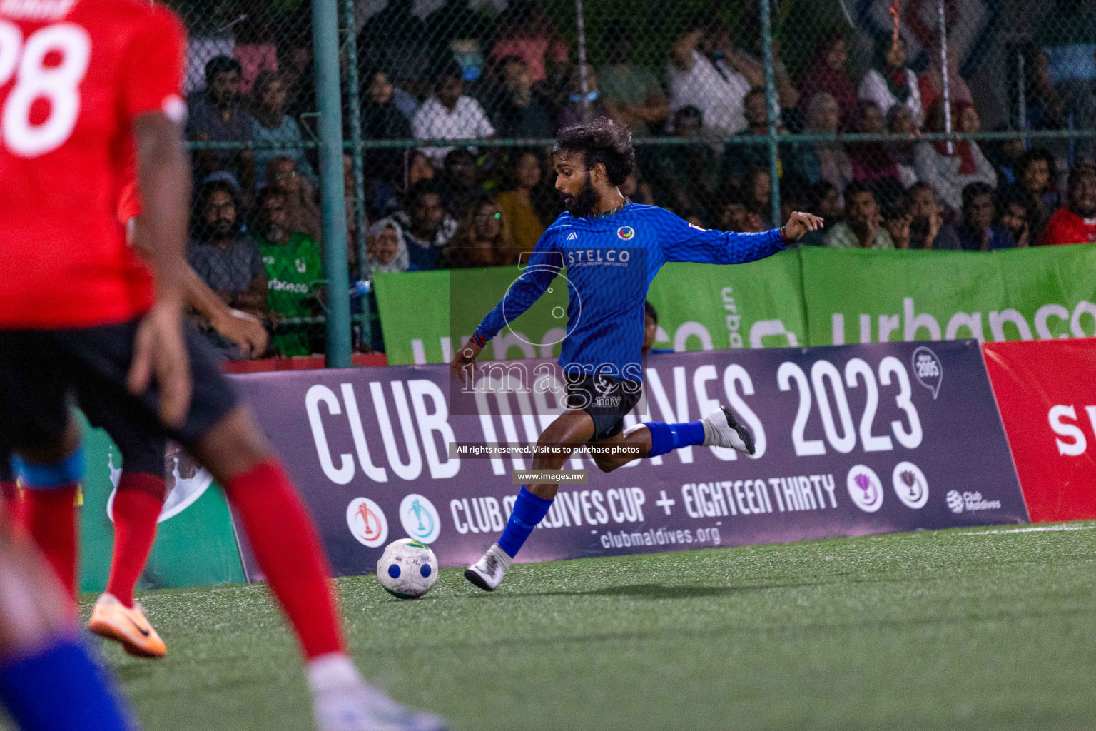 STELCO vs United BML in Quarter Final of Club Maldives Cup 2023 held in Hulhumale, Maldives, on Saturday, 12th August 2023Photos: Ismail Thoriq / images.mv