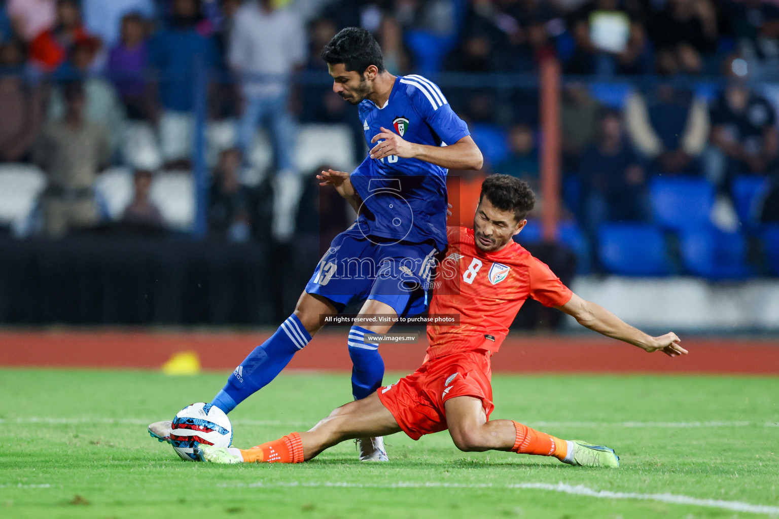 Kuwait vs India in the Final of SAFF Championship 2023 held in Sree Kanteerava Stadium, Bengaluru, India, on Tuesday, 4th July 2023. Photos: Nausham Waheed / images.mv