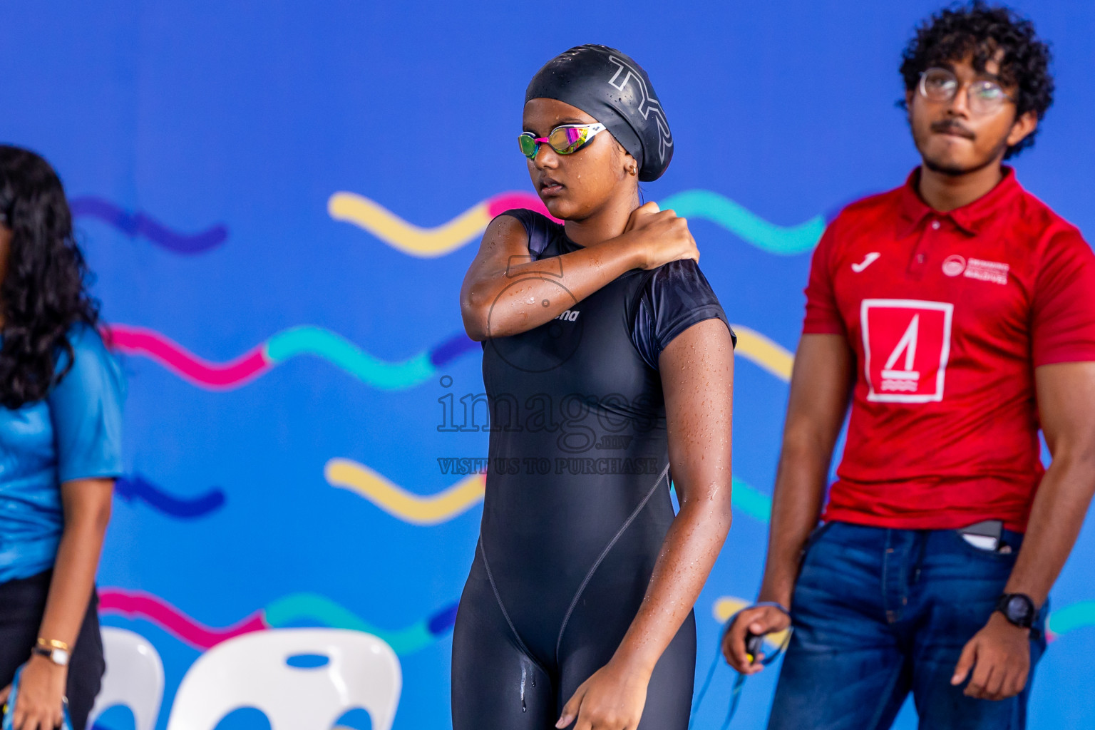 Day 1 of National Swimming Championship 2024 held in Hulhumale', Maldives on Friday, 13th December 2024. Photos: Nausham Waheed / images.mv