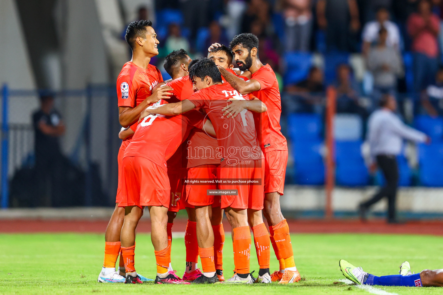 Nepal vs India in SAFF Championship 2023 held in Sree Kanteerava Stadium, Bengaluru, India, on Saturday, 24th June 2023. Photos: Hassan Simah / images.mv