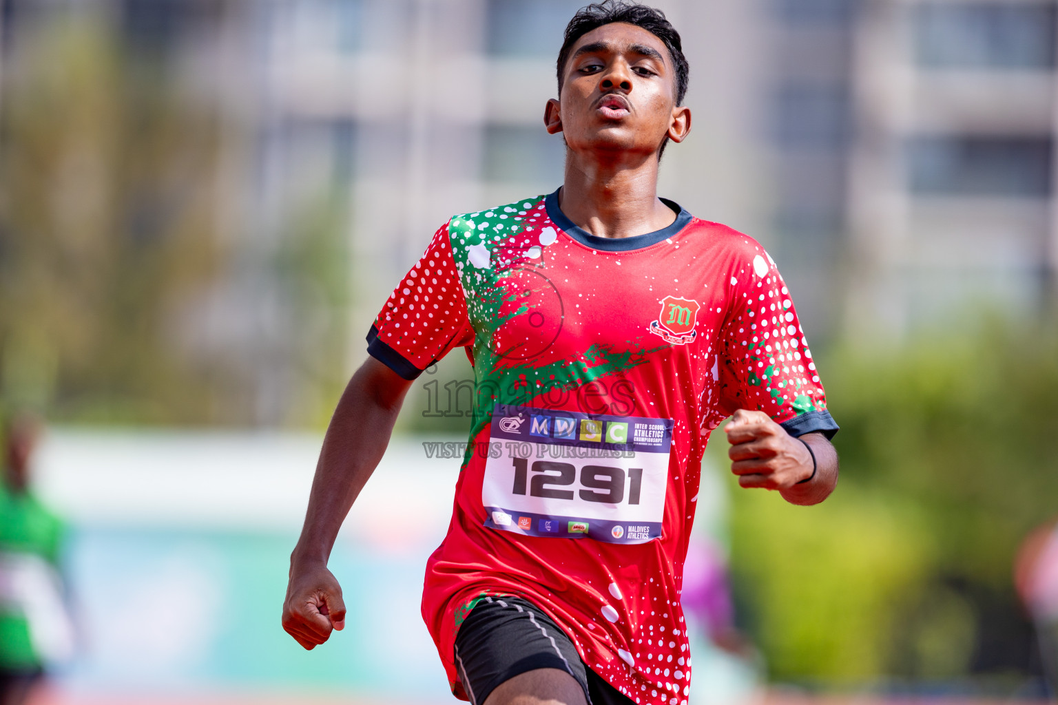 Day 3 of MWSC Interschool Athletics Championships 2024 held in Hulhumale Running Track, Hulhumale, Maldives on Monday, 11th November 2024. 
Photos by: Hassan Simah / Images.mv