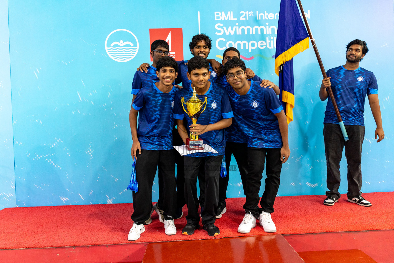 Closing Ceremony of BML 21st Interschool Swimming Competition 2025 .was held in Hulhumale' Swimming Pool, Hulhumale', Maldives on Saturday, 18th October 2025. 
Photos: Hassan Simah / images.mv