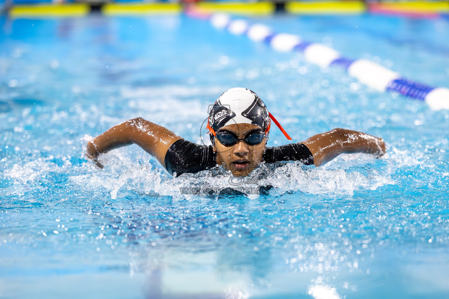 Day 2 of 20th BML Inter-school Swimming Competition 2024 held in Hulhumale', Maldives on Sunday, 13th October 2024. Photos: Ismail Thoriq / images.mv