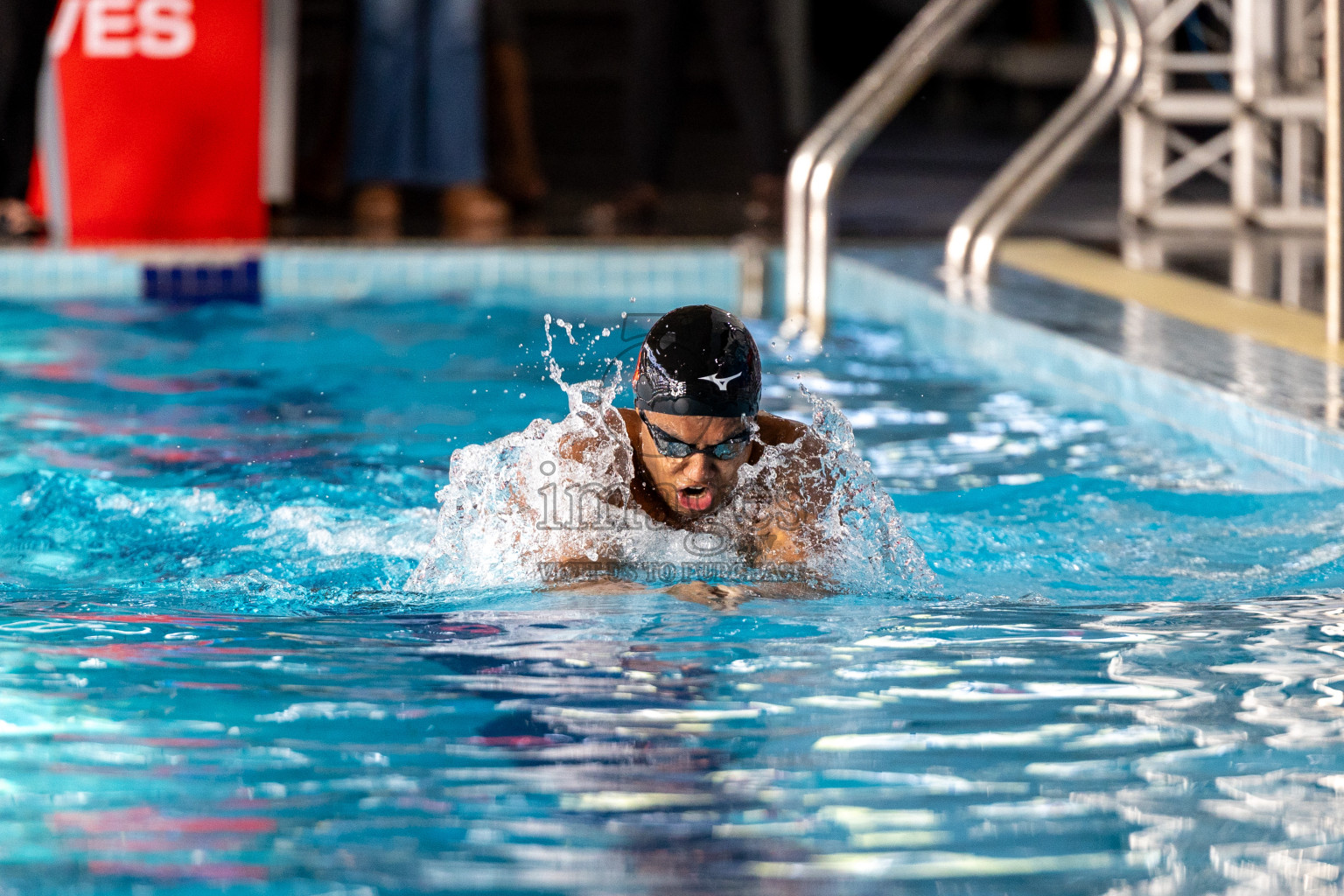 Day 7 of National Swimming Competition 2024 held in Hulhumale', Maldives on Thursday, 19th December 2024.
Photos: Ismail Thoriq / images.mv