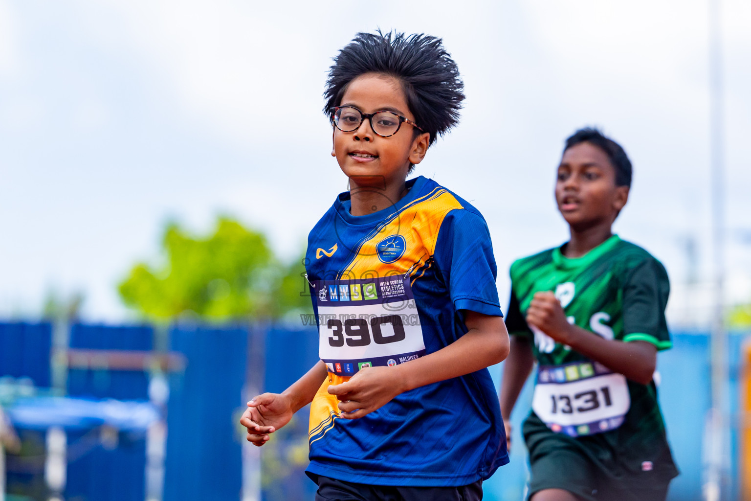 Day 3 of MWSC Interschool Athletics Championships 2024 held in Hulhumale Running Track, Hulhumale, Maldives on Monday, 11th November 2024. Photos by:  Nausham Waheed / Images.mv