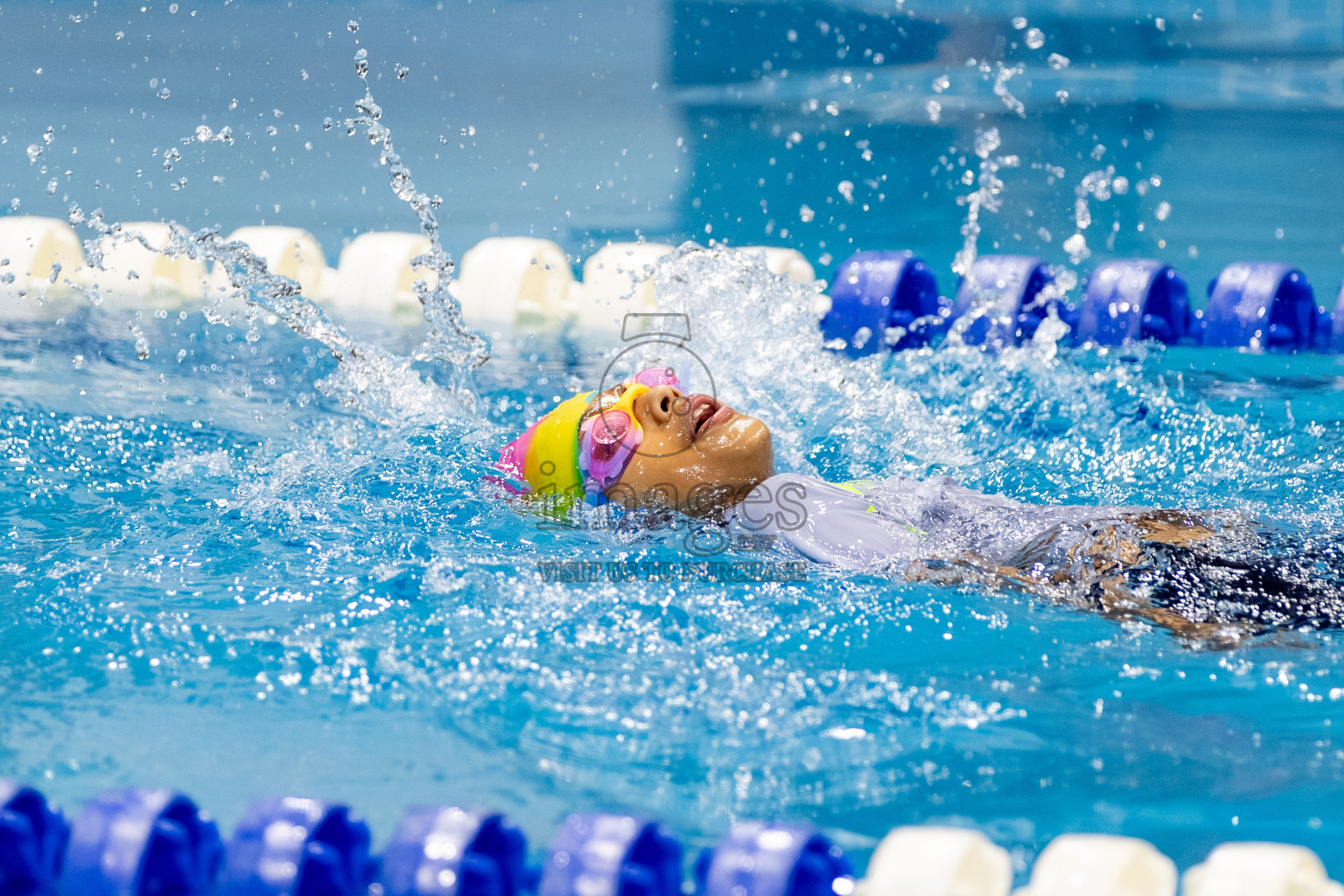 Day 2 of BML 6th National Kids Swimming Kids Festival 2025 held in Hulhumale', Maldives on Tuesday, 4th November 2024. 

Photos: Hassan Simah / images.mv