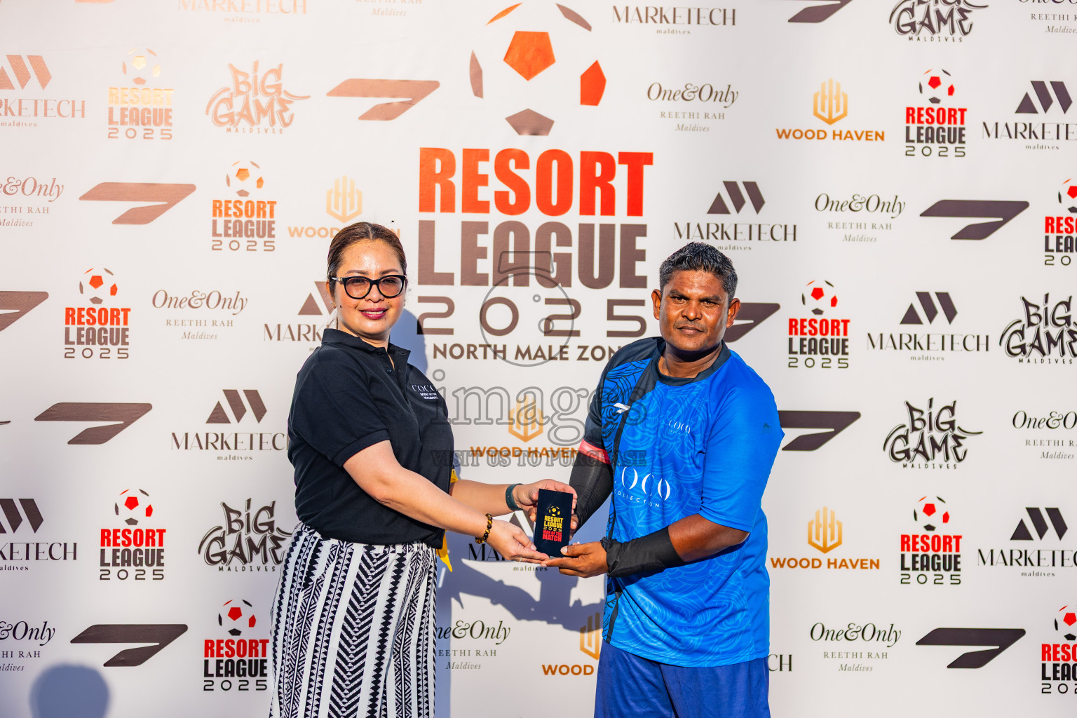 Centara Grand vs Coco Bodu Hithi in Resort League 2025 (North Male Zone) day 13 was held on Monday, 15th September 2025 in One And Only Reethi Rah Maldives Resort, Photos: Areef Adam / images.mv