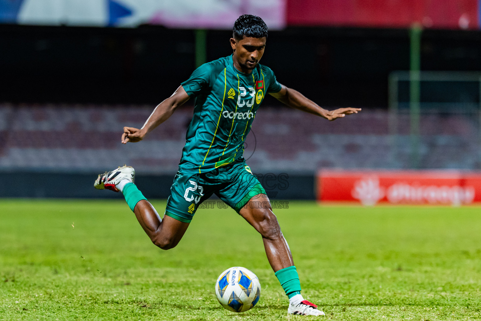Maziya Sports & Recreation vs TC Sports Club in Dhivehi Premier League 2025/26 held in National Football Stadium, Male', Maldives on Wednesday, 24th September 2025. Photos: Areef Adam / Images.mv