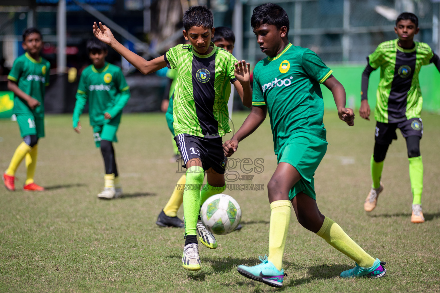 Day 3 of MILO Academy Championship 2024 - U12 was held at Henveiru Grounds in Male', Maldives on Saturday, 6th July 2024. Photos: Mohamed Mahfooz Moosa / images.mv