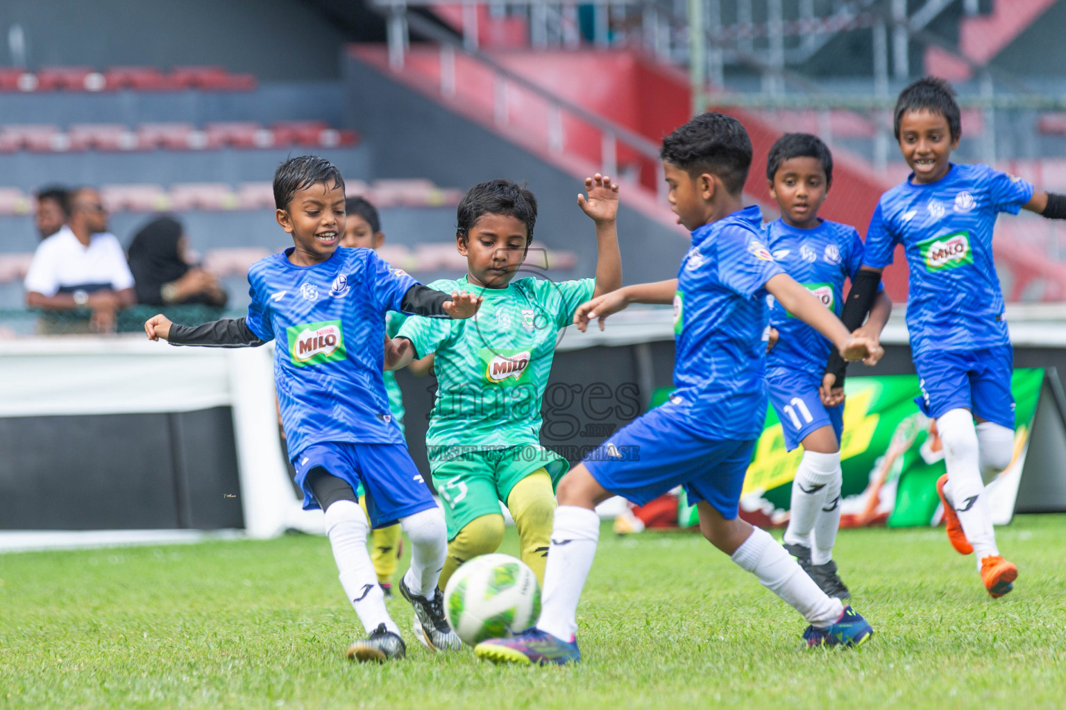 Day 2 of MILO Kids Football Fiesta was held at National Stadium in Male', Maldives on Saturday, 24th February 2024.