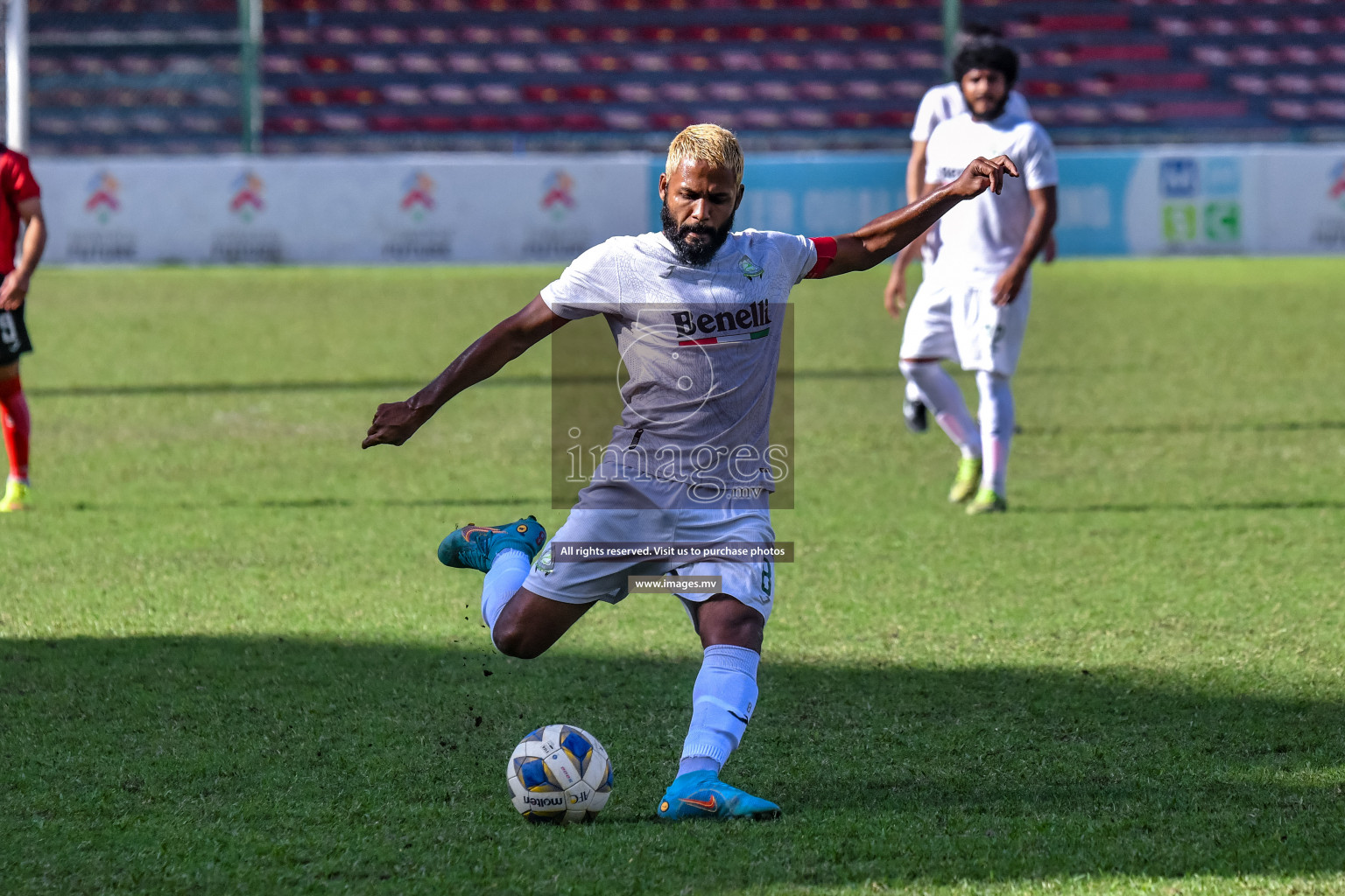 Club Green Streets vs TC Sports Club in the FA Cup 2022 on 13th Aug 2022, held in National Football Stadium, Male', Maldives Photos: Nausham Waheed / Images.mv