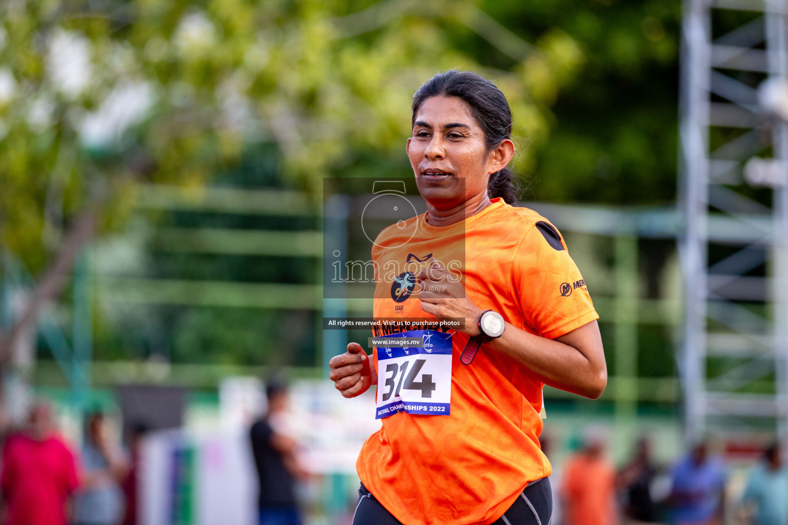 Day 2 of National Athletics Championship 2023 was held in Ekuveni Track at Male', Maldives on Friday, 24th November 2023. Photos: Hassan Simah / images.mv