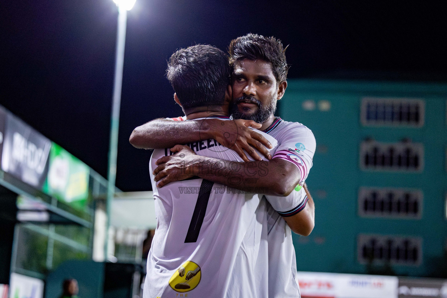 TEAM DJA vs KULHIVARU VUZARA in Club Maldives Classic 2024 held in Rehendi Futsal Ground, Hulhumale', Maldives on Monday, 16th September 2024. Photos: Nausham Waheed / images.mv