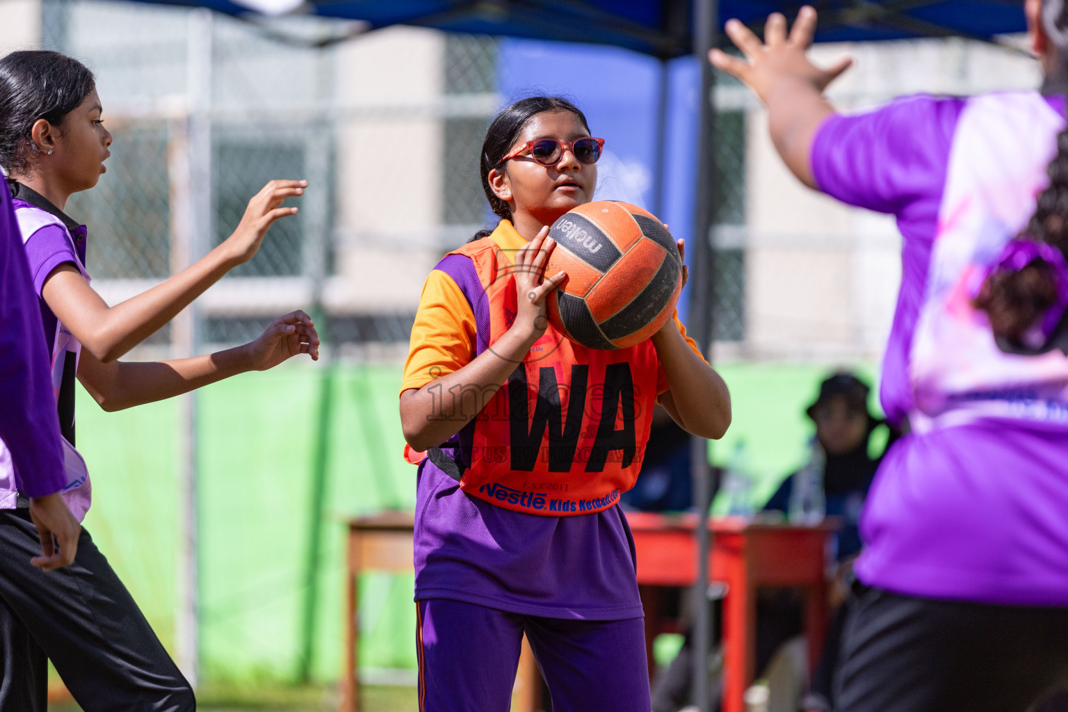 Day 3 of Nestle' Kids Netball Fiesta 2023 held in Henveyru Stadium, Male', Maldives on Saturday, 2nd December 2023. Photos by Nausham Waheed / Images.mv