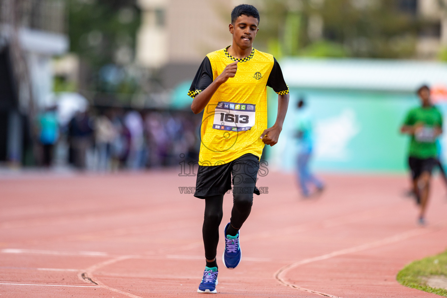 Day 2 of MWSC Interschool Athletics Championships 2024 held in Hulhumale Running Track, Hulhumale, Maldives on Sunday, 10th November 2024. Photos by: Ismail Thoriq / Images.mv