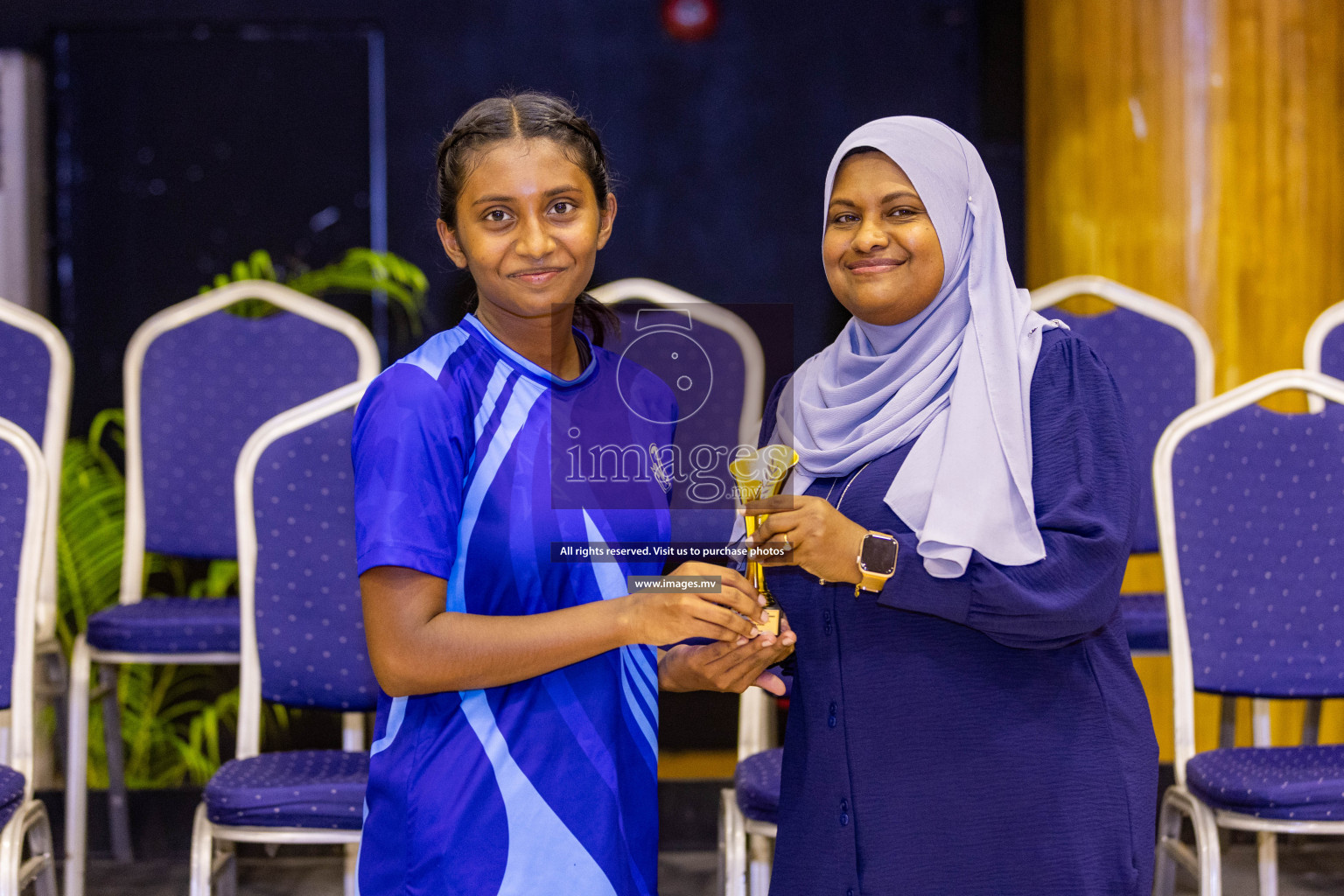 Day7 of 24th Interschool Netball Tournament 2023 was held in Social Center, Male', Maldives on 2nd November 2023. Photos: Nausham Waheed / images.mv