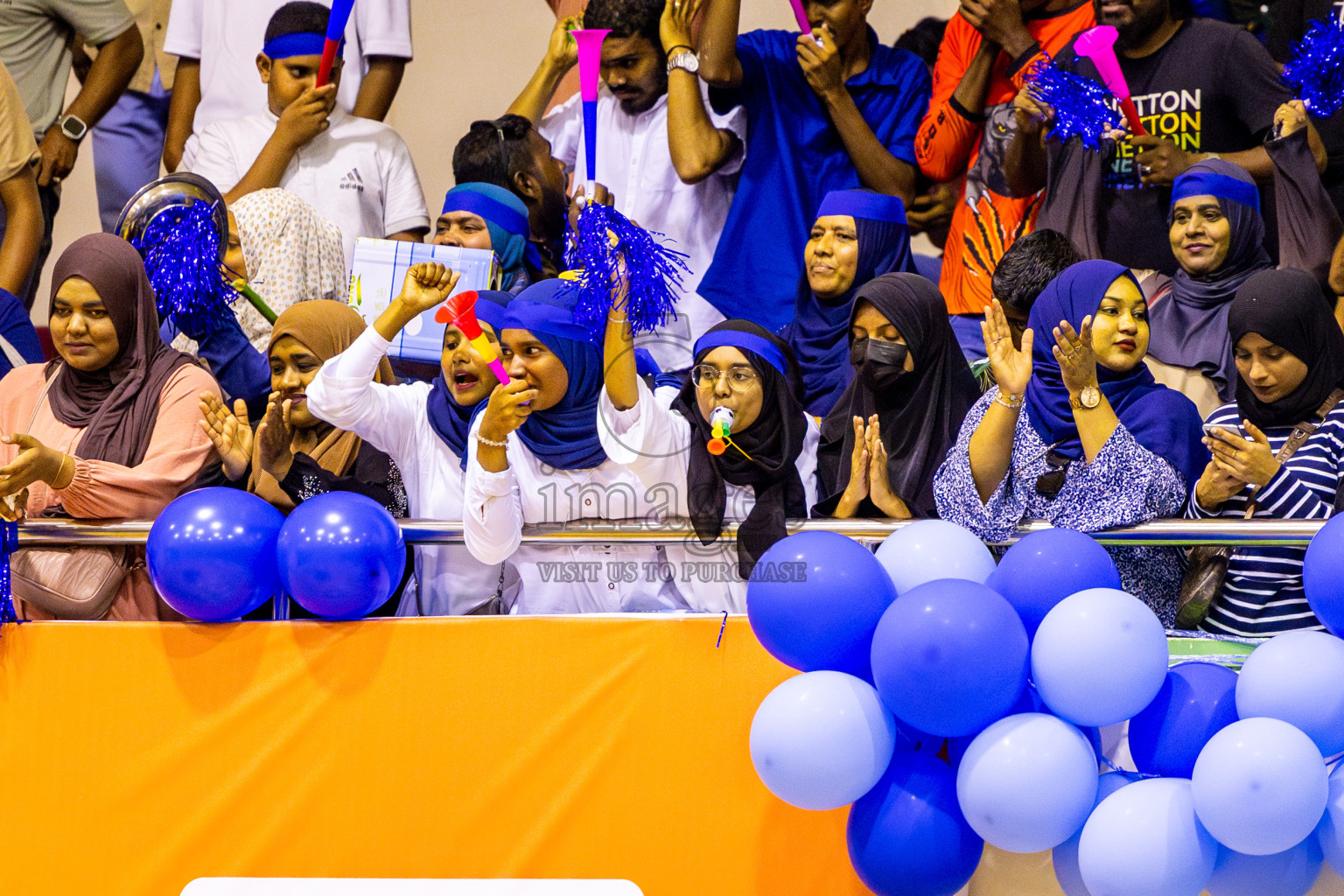 Finals of Interschool Volleyball Tournament 2024 was held in Social Center at Male', Maldives on Friday, 6th December 2024. Photos: Nausham Waheed / images.mv