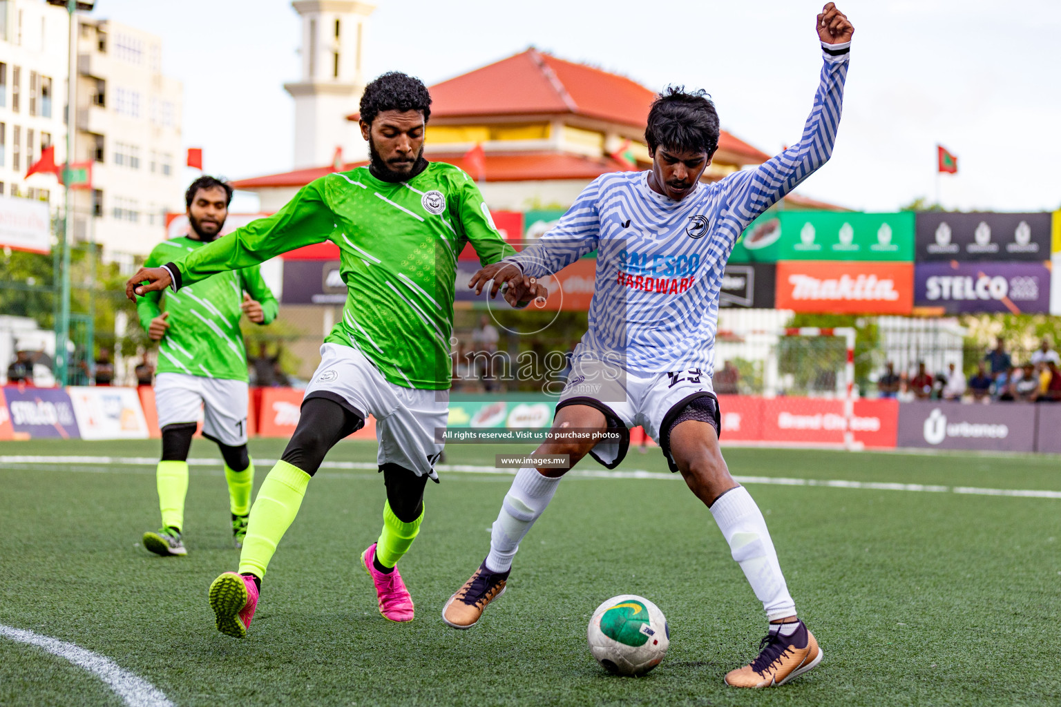 TEAM DJA vs TRC - Transport in Club Maldives Cup Classic 2023 held in Hulhumale, Maldives, on Wednesday, 19th July 2023 Photos: Hassan Simah  / images.mv