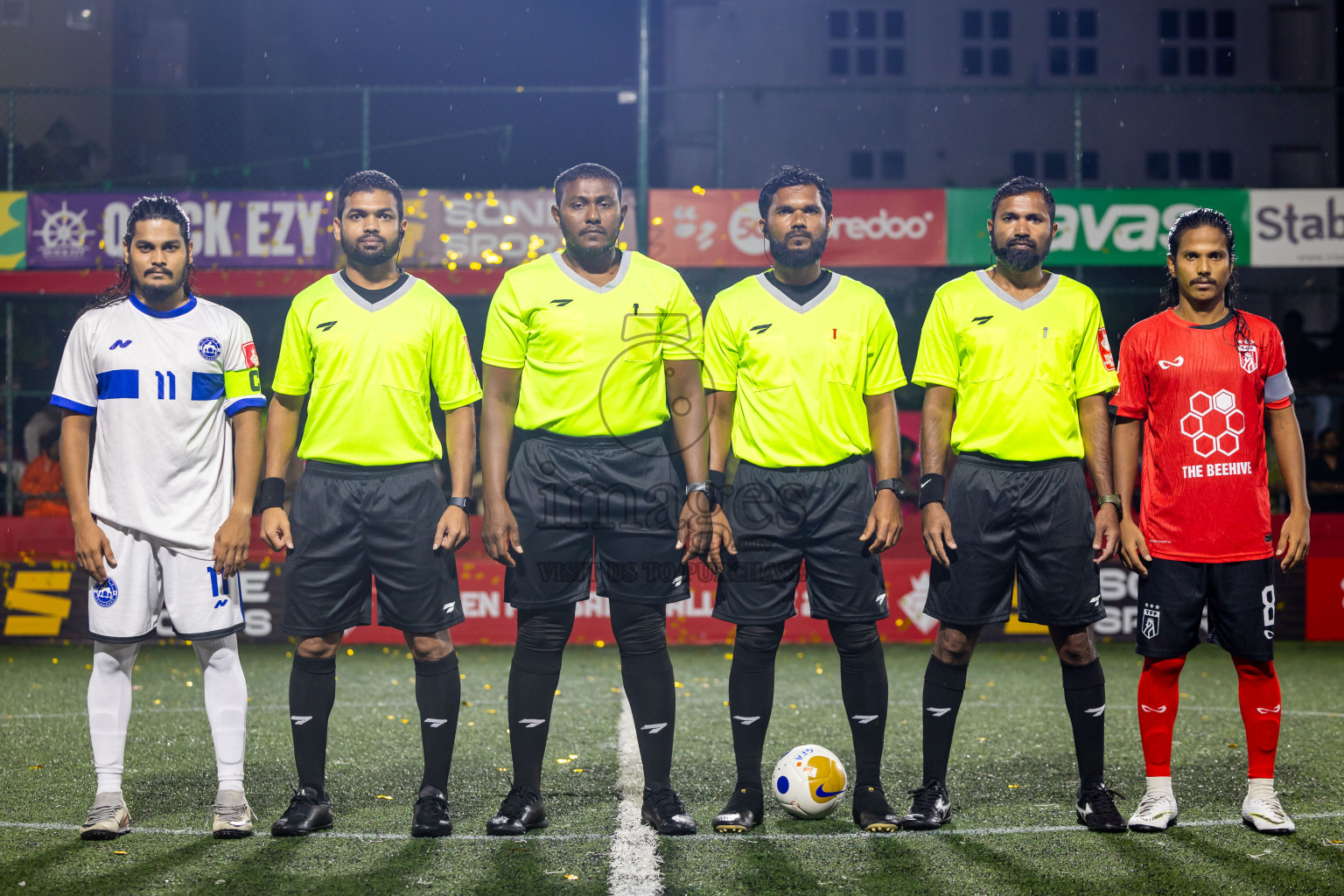 Th Thimarafushi VS Th Veymandoo in Atoll Round Semi-Final on Day 22 of Golden Futsal Challenge 2025 was held on Sunday , 26th January 2025, in Hulhumale', Maldives. Photos: Nausham Waheed / images.mv