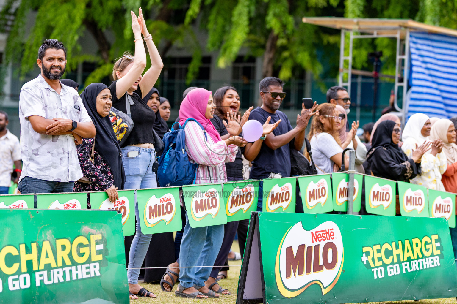 Day 1 of MILO SVAM Juniors 2025 (U-8) was held at Henveiru Stadium in Male', Maldives on Thursday, 26th June 2025. 
Photos: Hassan Simah / images.mv