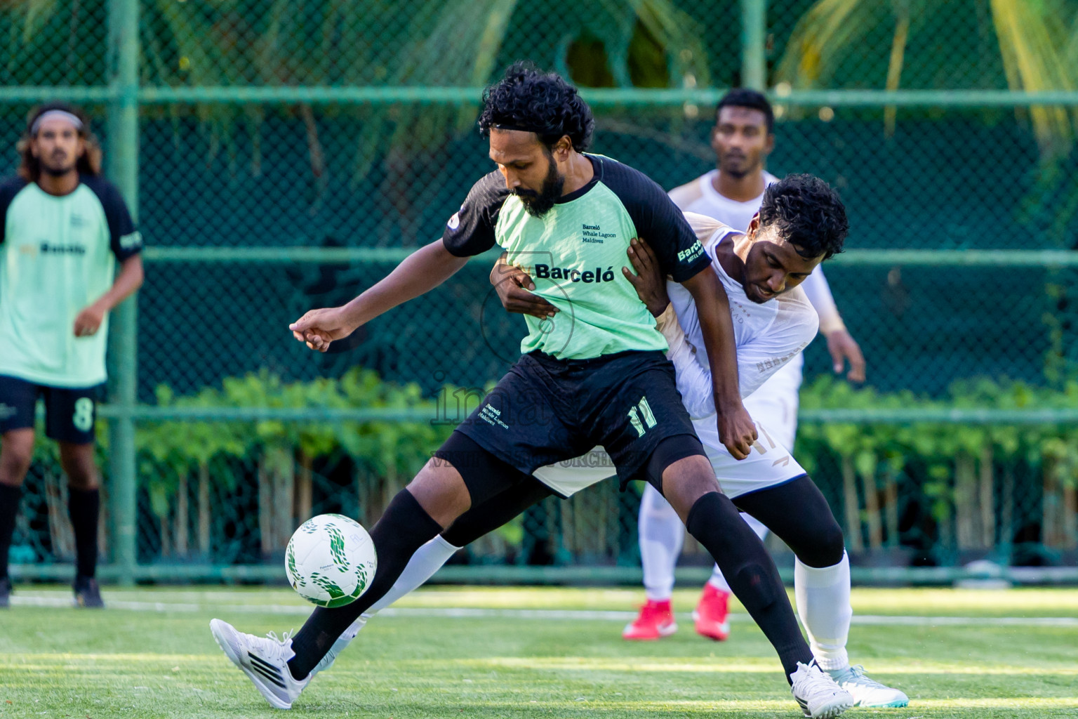 Barcelo vs Conrad in the Final of Resort League 2025 (Ari Zone) was held on Sunday, 28th June 2025 in Conrad Maldives Rangali Island, Alif Dhaalu Atoll, Maldives. Photos: Nausham Waheed / images.mv