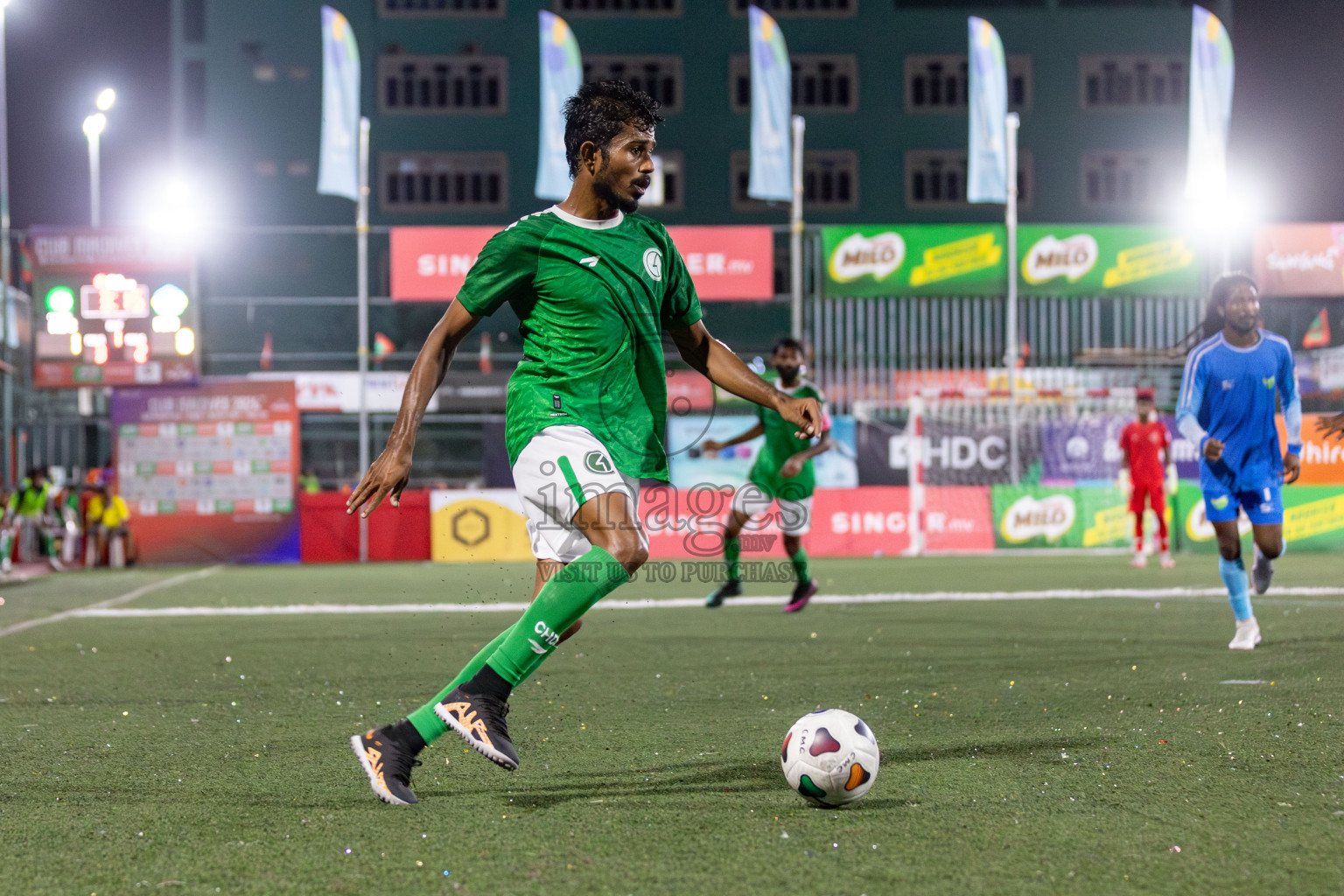 CLUB HDC vs CLUB FEN in Club Maldives Cup 2024 held in Rehendi Futsal Ground, Hulhumale', Maldives on Monday, 23rd September 2024. 
Photos: Mohamed Mahfooz Moosa / images.mv