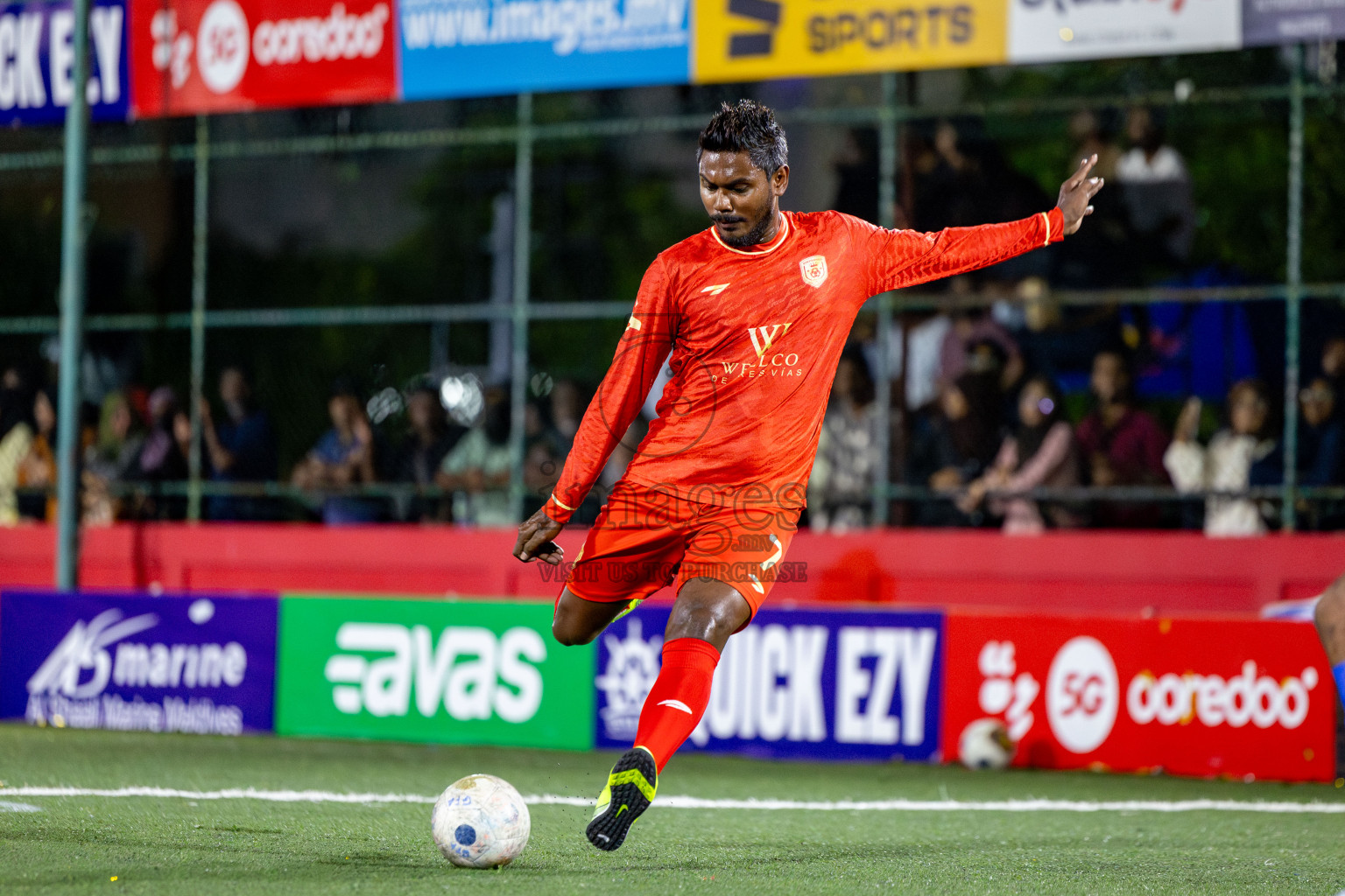 GA Villingili vs GA Dhevvadhoo in Zone round Day 28 of Golden Futsal Challenge 2025 was held on Saturday , 1st February 2025, in Hulhumale', Maldives. Photos: Nausham Waheed / images.mv