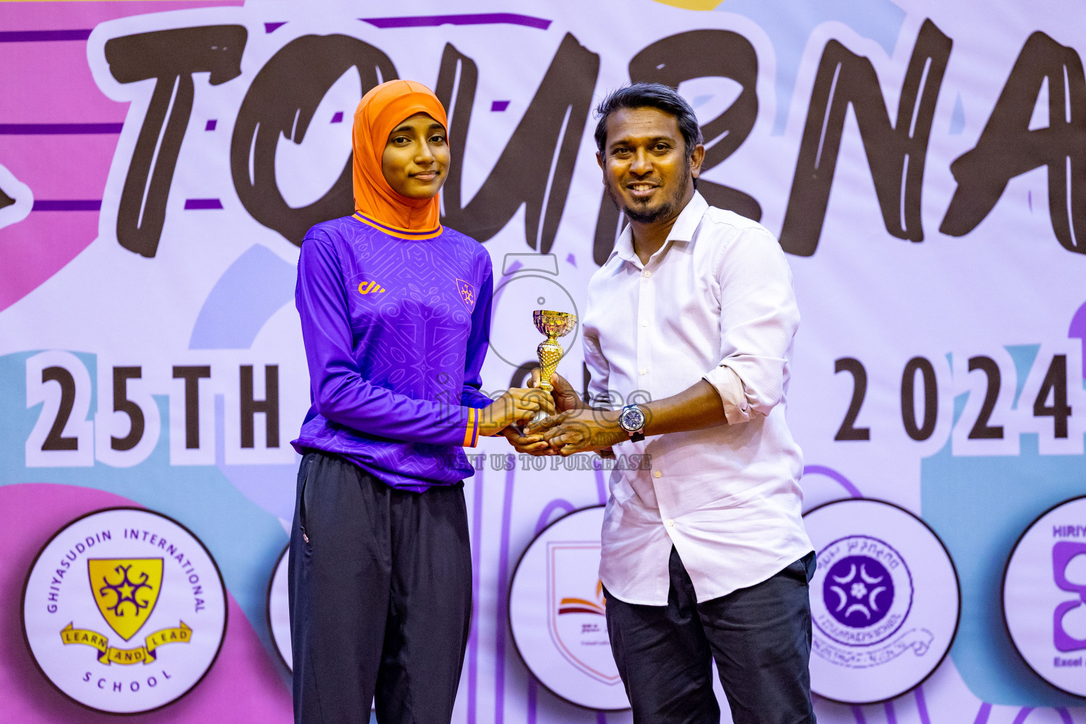 Closing Ceremony of Inter-school Netball Tournament held in Social Center at Male', Maldives on Monday, 26th August 2024. Photos: Hassan Simah / images.mv