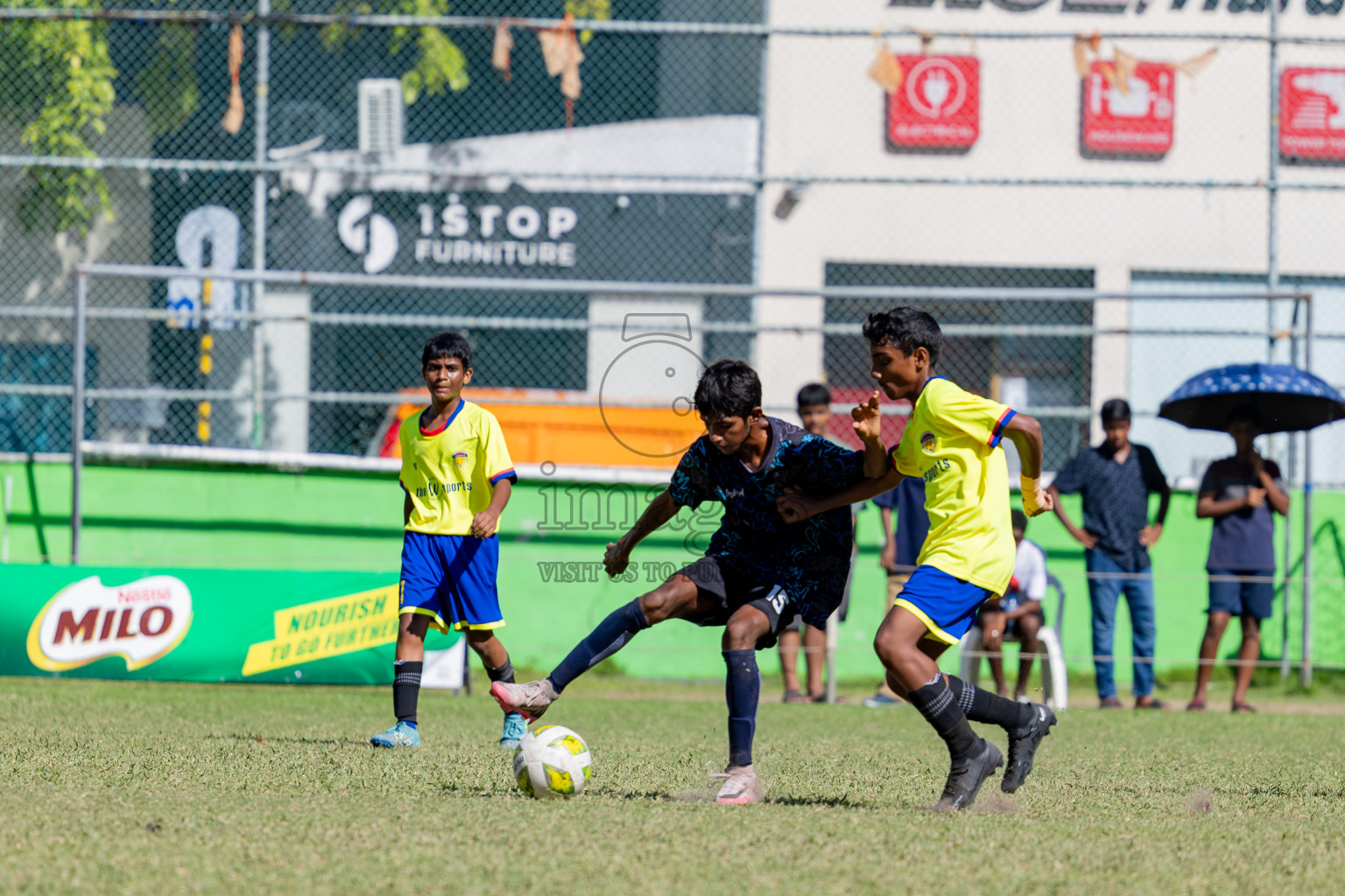 Day 3 of MILO Academy Championship 2024 (U-14) was held in Henveyru Stadium, Male', Maldives on Saturday, 2nd November 2024.
Photos: Hassan Simah / Images.mv