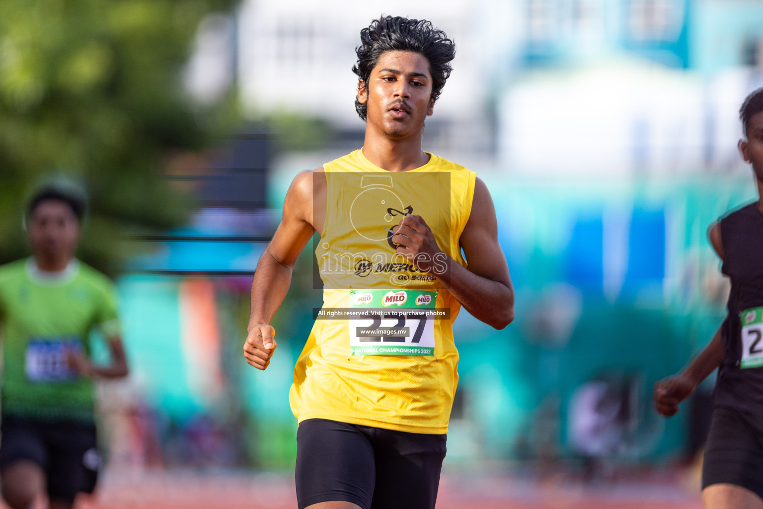 Day 1 of National Athletics Championship 2023 was held in Ekuveni Track at Male', Maldives on Thursday 23rd November 2023. Photos: Nausham Waheed / images.mv