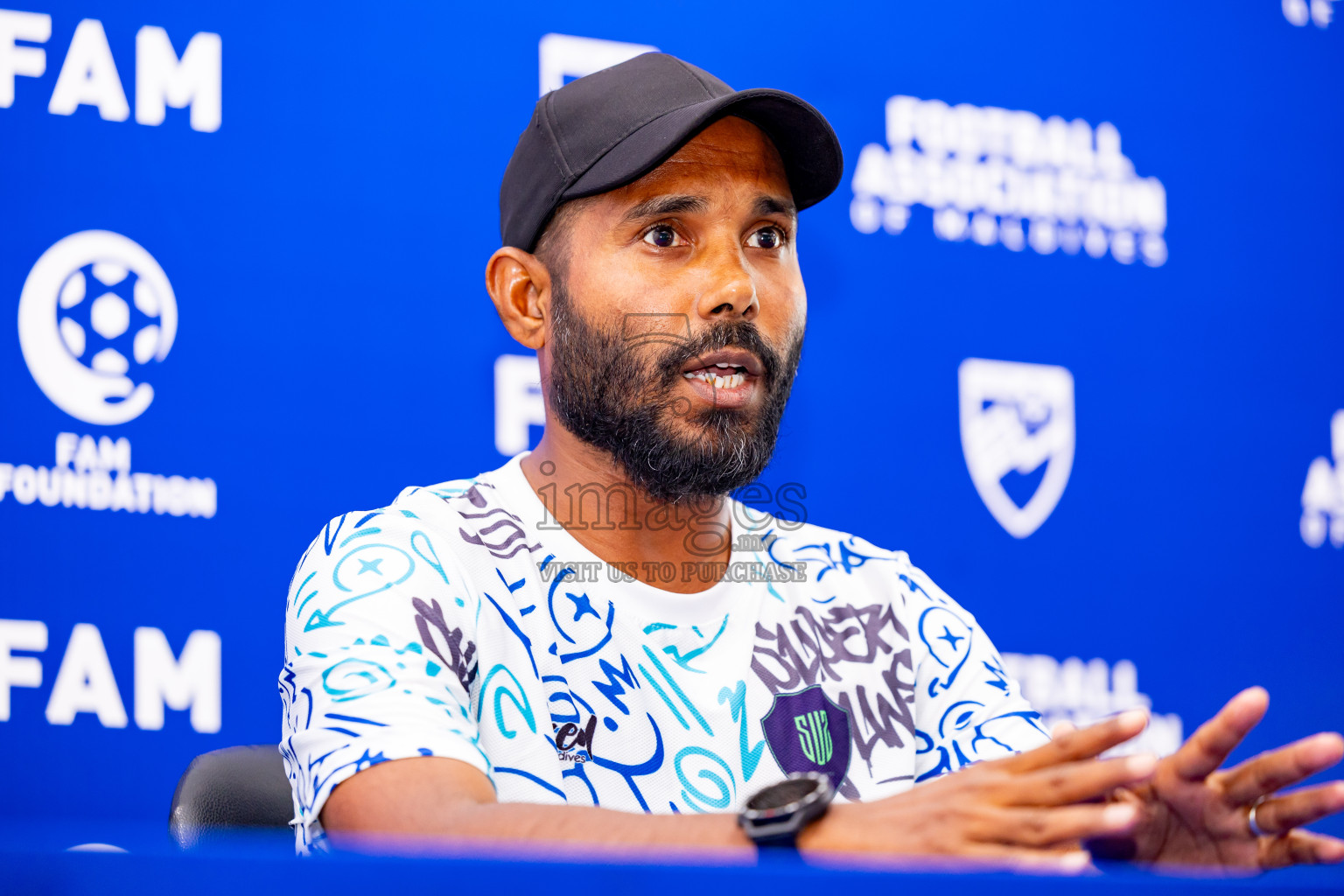 Final Pre-Match Press of Under 19 Youth Championship 2024 was held at National Stadium in Male', Maldives on Sunday, 30th June 2024. Photos: Nausham Waheed / images.mv