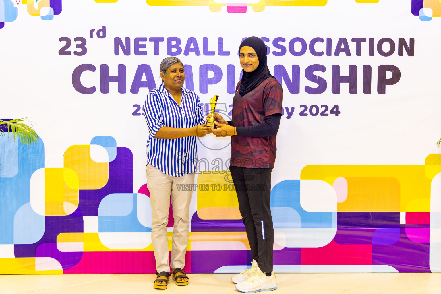 Final of 23rd Netball Association Championship was held in Social Canter at Male', Maldives on Sunday, 5th May 2024. Photos: Nausham Waheed / images.mv