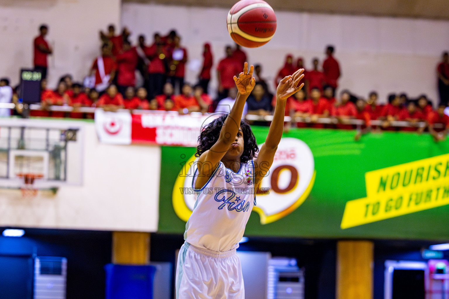 Iskandhar School vs Finland International School in Under 13 Boys Final of Junior Basketball Championship 2024 was held in Social Center, Male', Maldives on Sunday, 15th December 2024. Photos: Nausham Waheed / images.mv