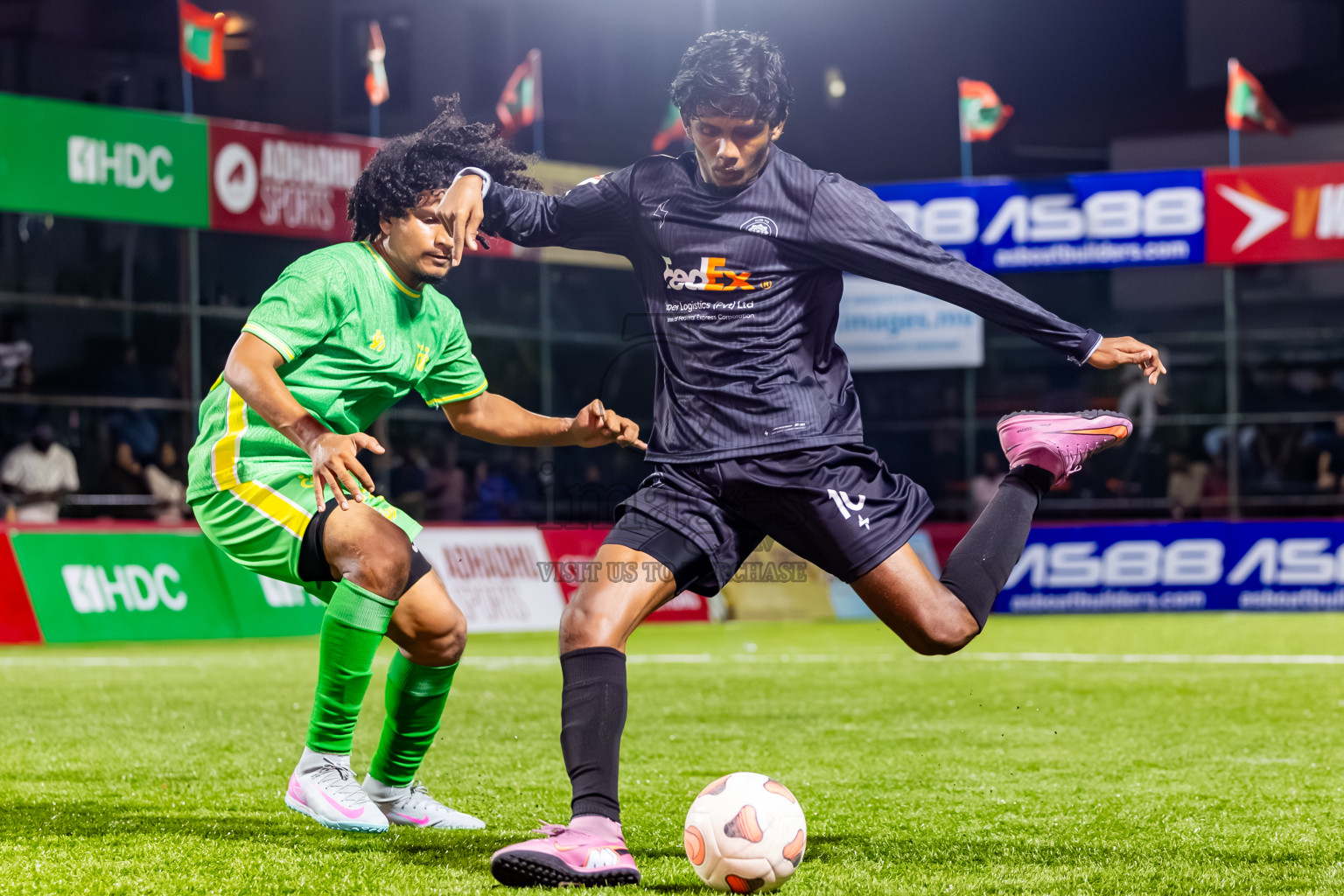TTS vs GRC in Day 3 of Club Maldives Cup 2025 was held in Rehendi Futsal Ground, Hulhumale', Maldives on Tuesday, 30th September 2025. Photos: Nausham Waheed / images.mv